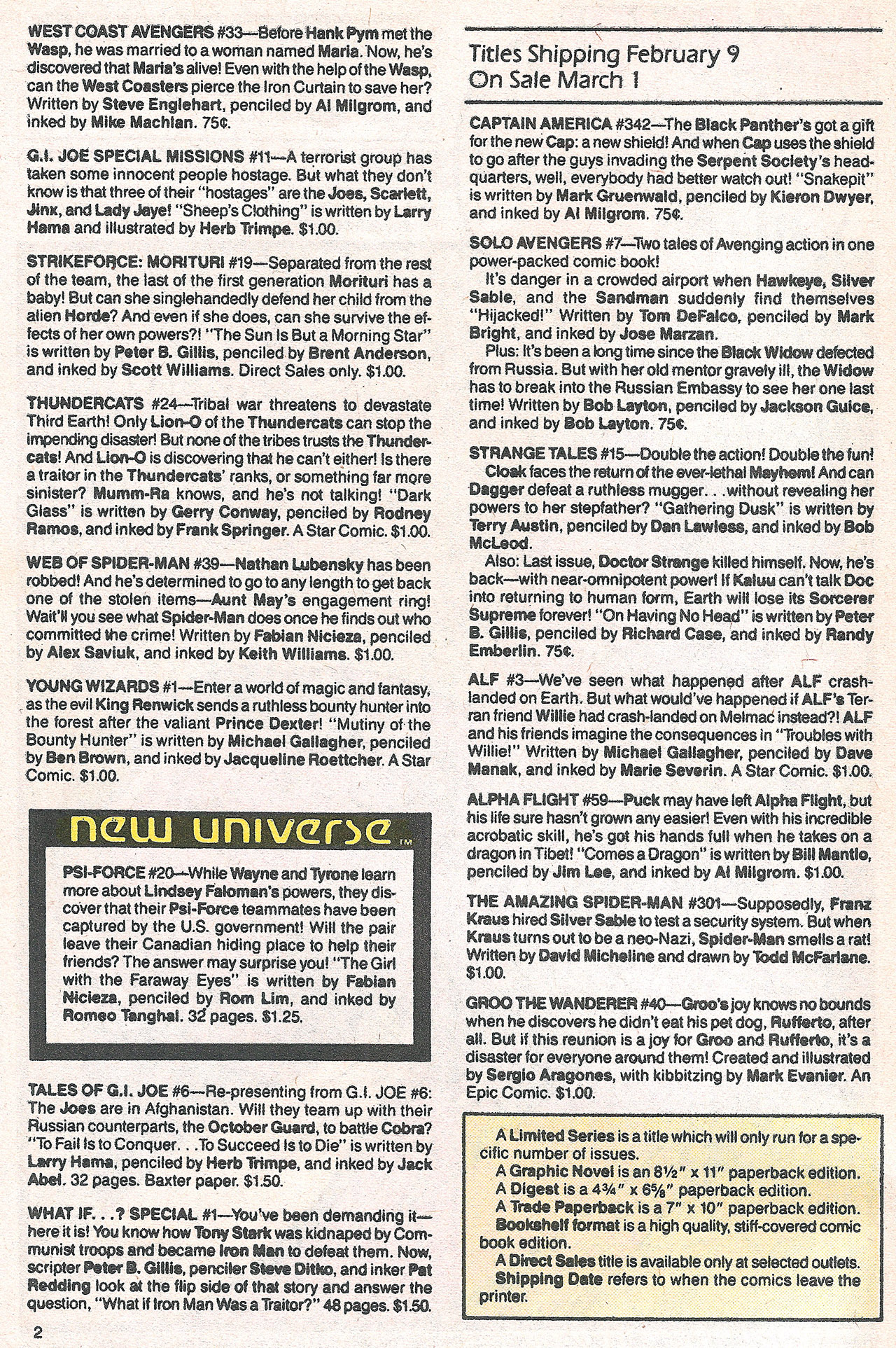 Read online Marvel Age comic -  Issue #62 - 4