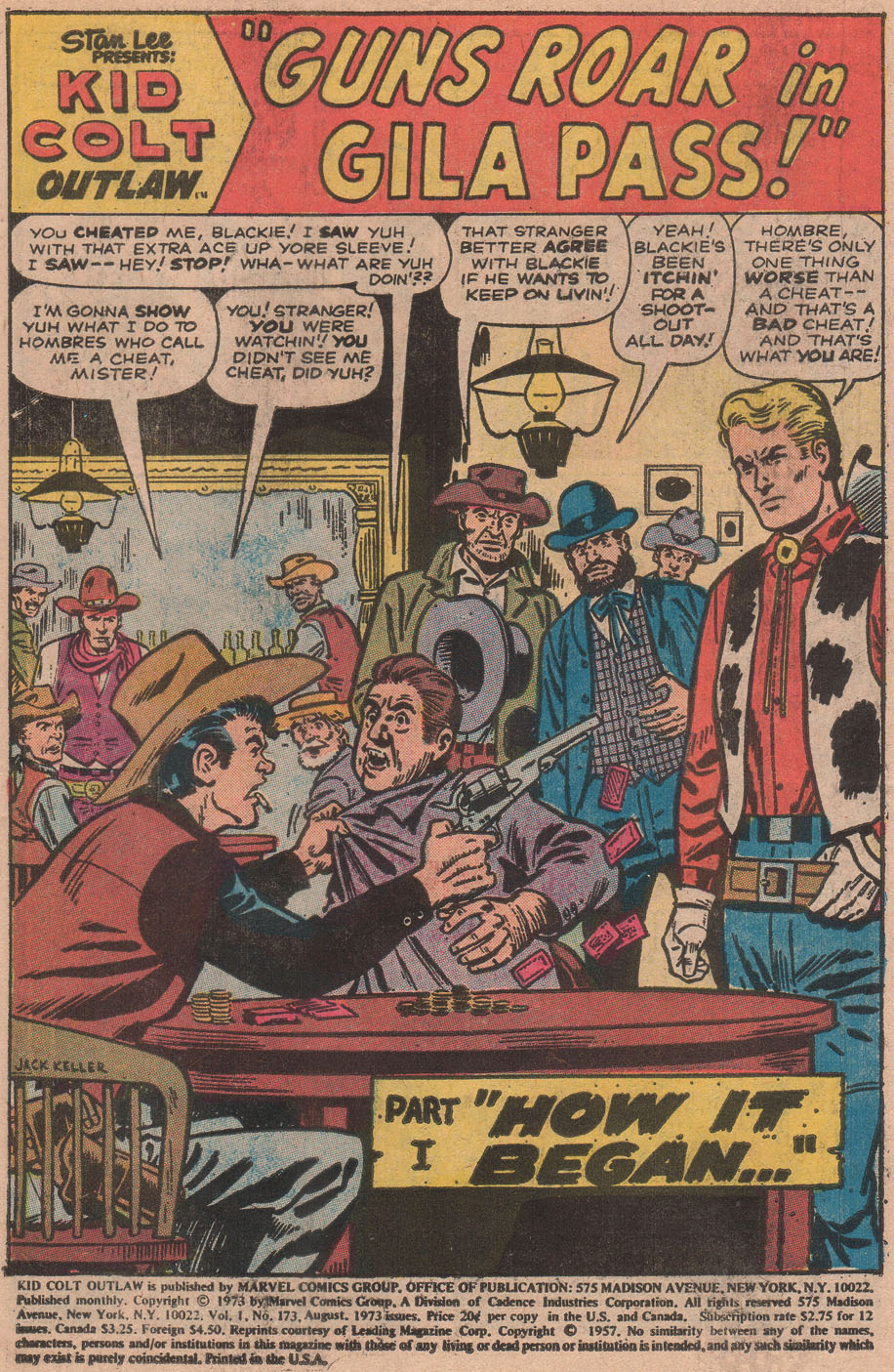 Read online Kid Colt Outlaw comic -  Issue #173 - 3