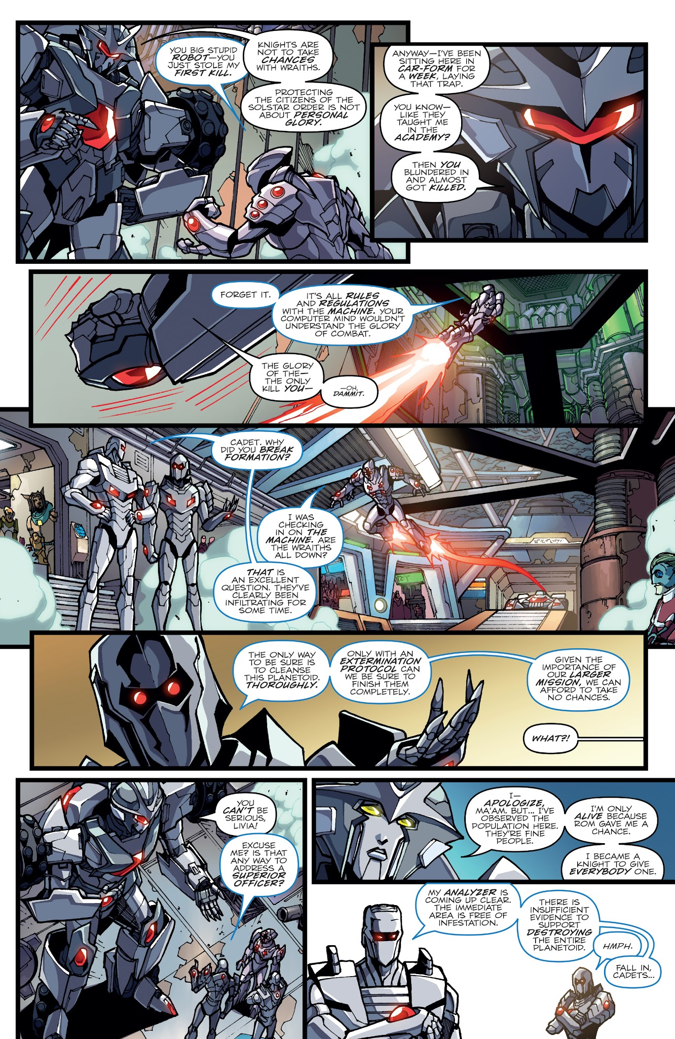 Read online ROM vs. Transformers: Shining Armor comic -  Issue # _TPB 1 - 19