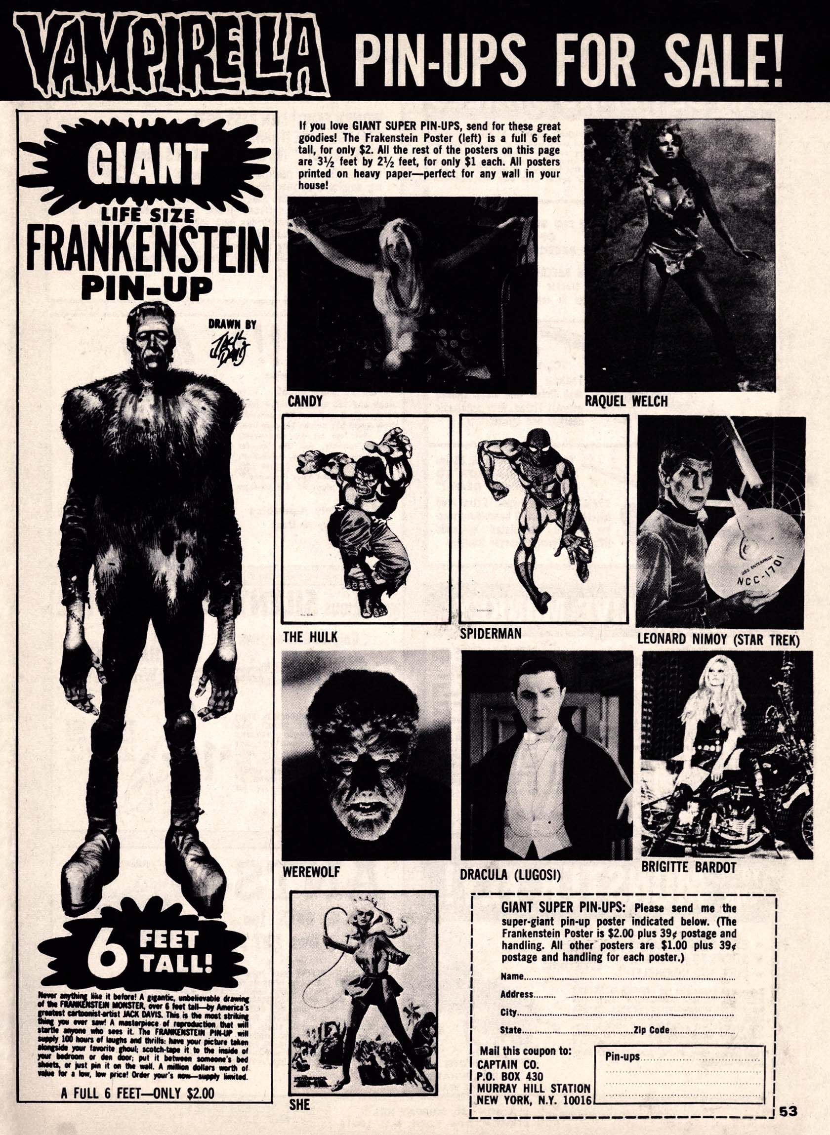 Read online Vampirella (1969) comic -  Issue # Annual 1972 - 53