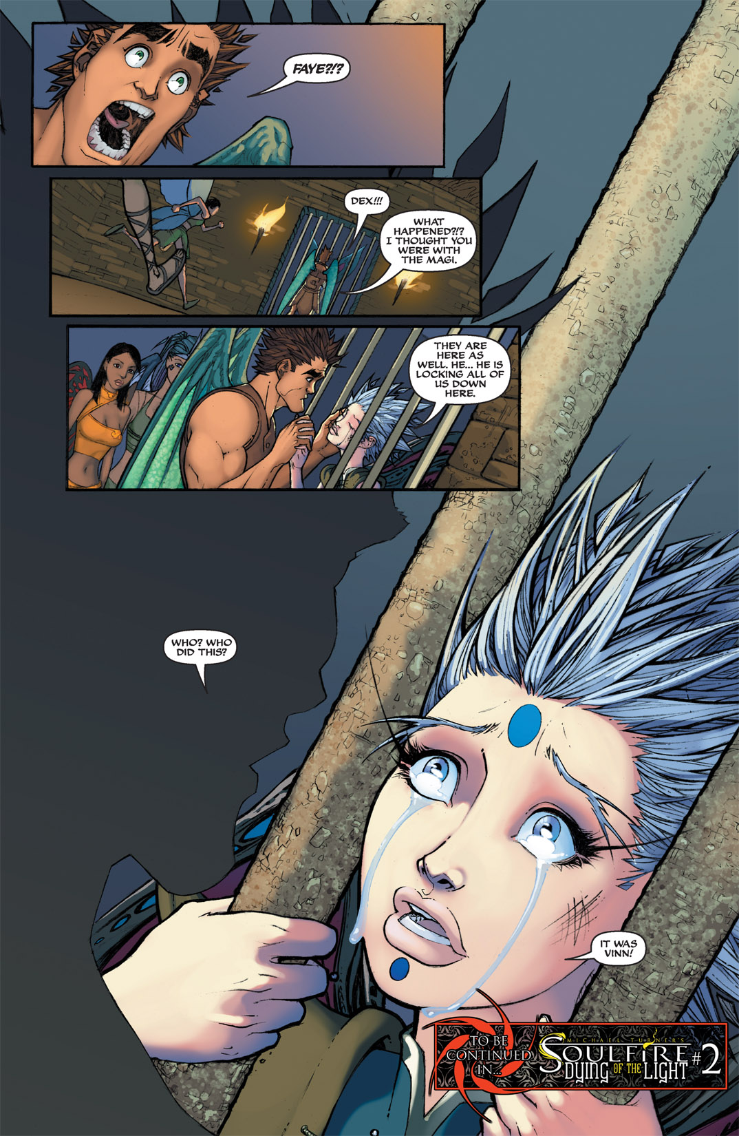Read online Michael Turner's Soulfire: Dying Of The Light comic -  Issue #1 - 23