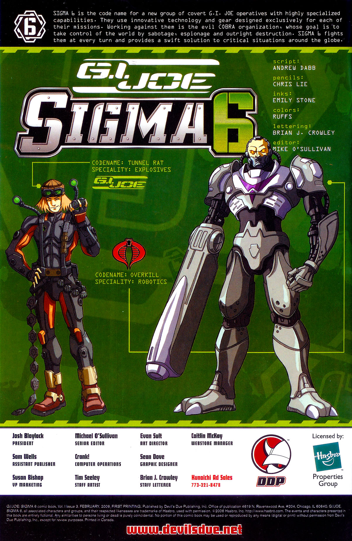 G.I. Joe Sigma 6 Issue #3 #3 - English 2