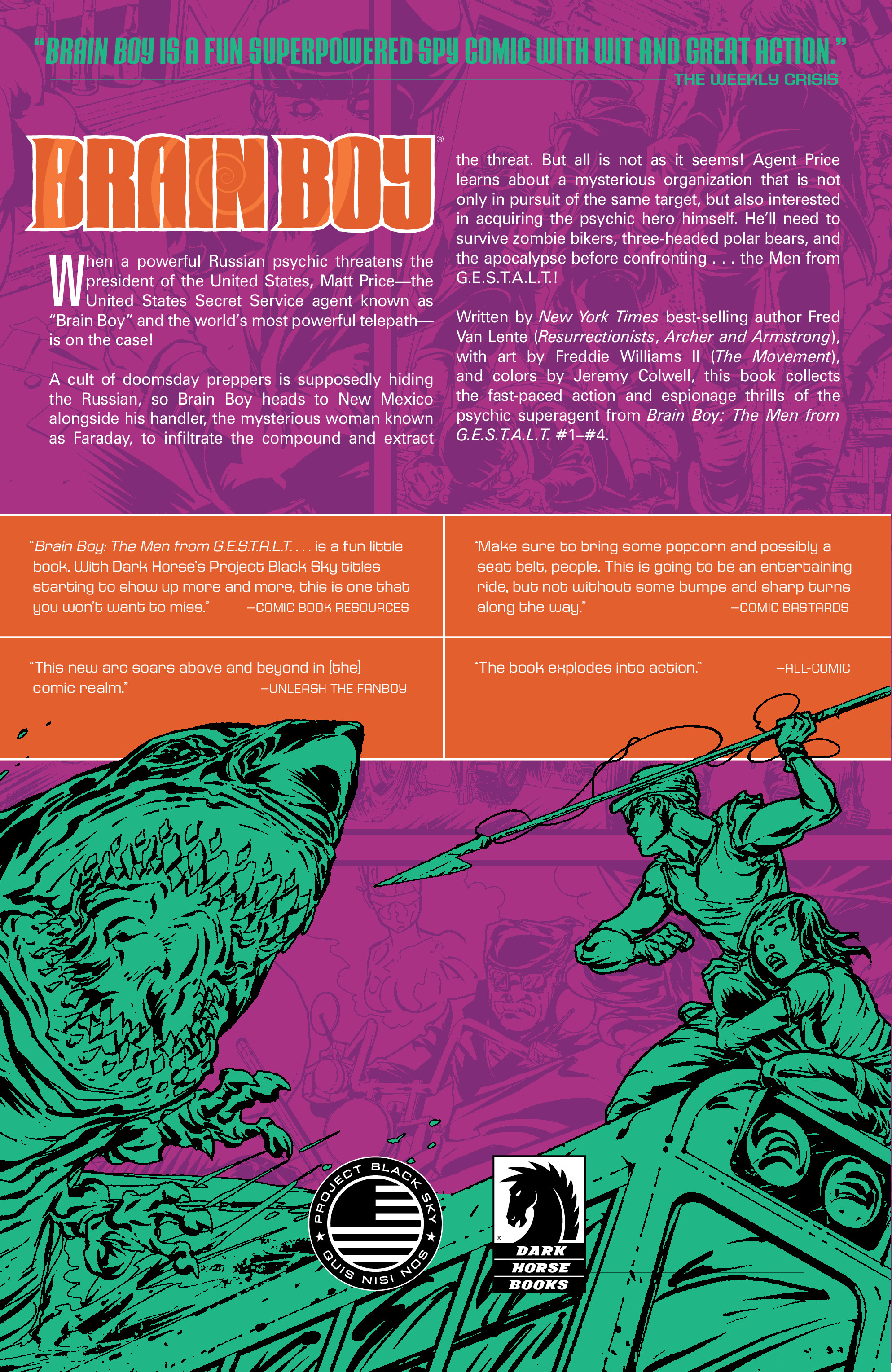 Read online Brain Boy:  The Men from G.E.S.T.A.L.T. comic -  Issue # TPB - 110