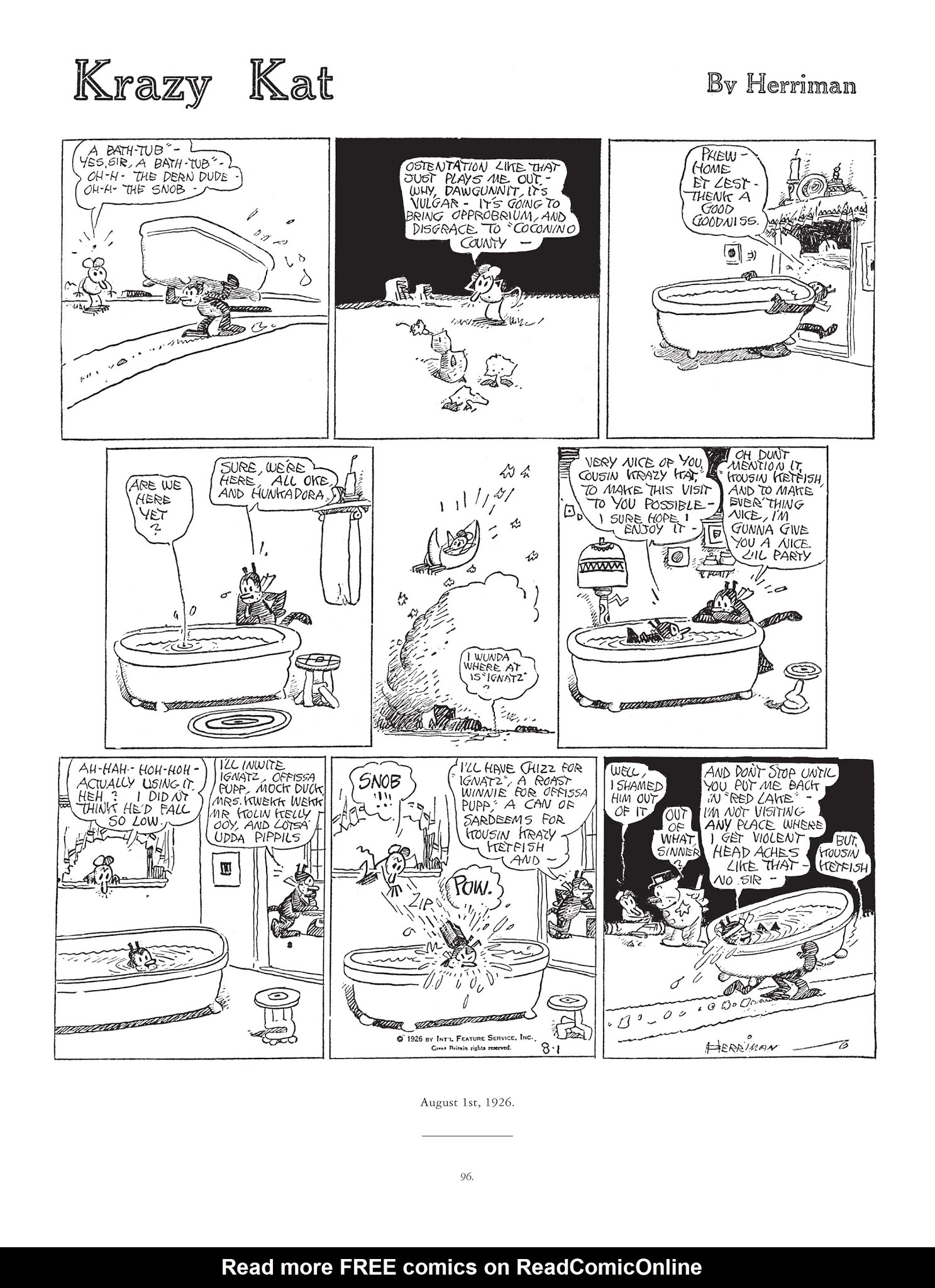 Read online Krazy & Ignatz comic -  Issue # TPB 4 - 97