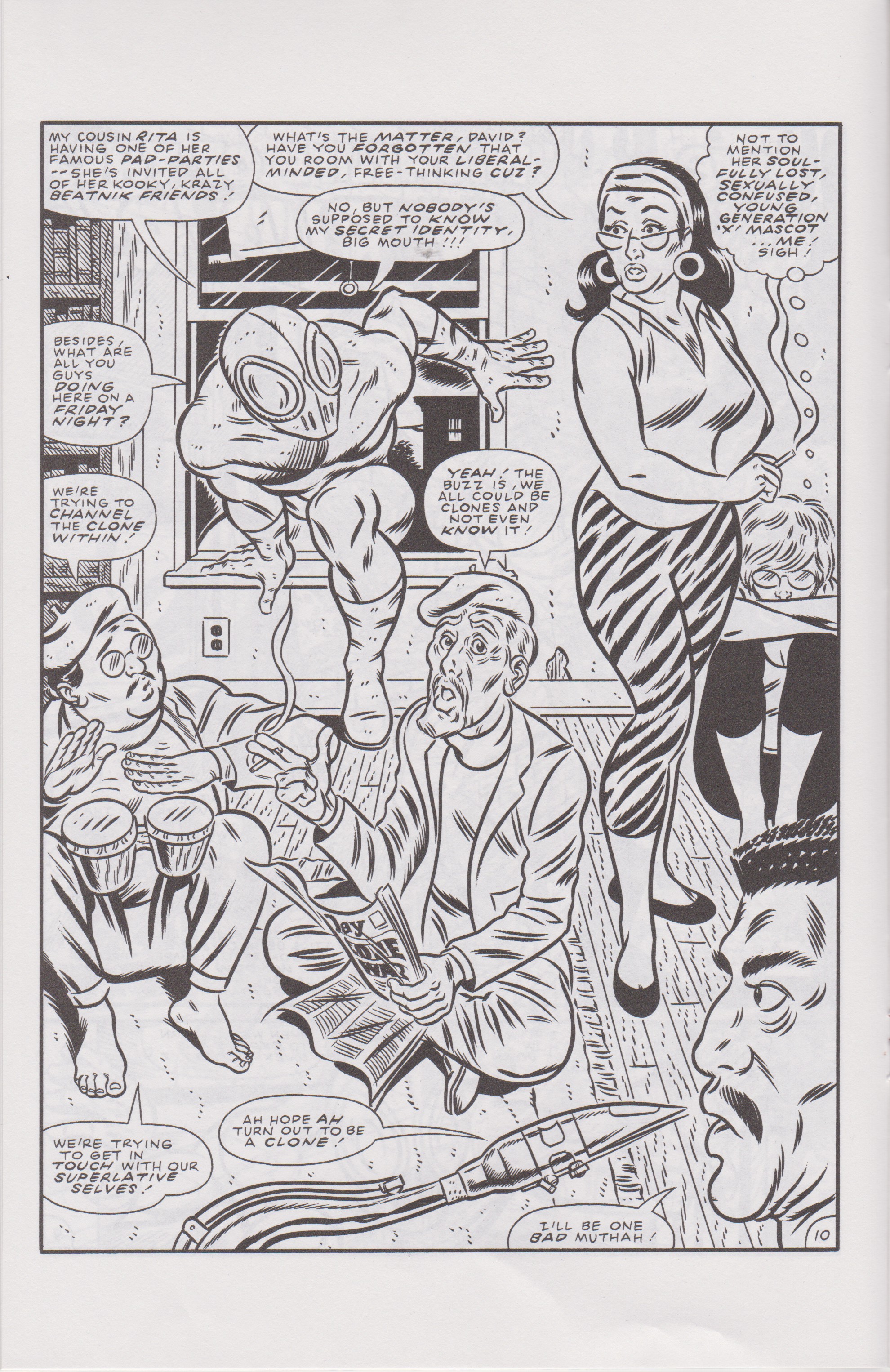 Read online Don Simpson's Bizarre Heroes comic -  Issue #8 - 12