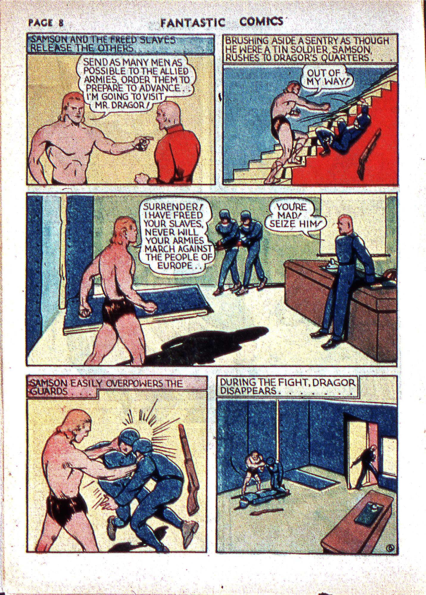 Read online Fantastic Comics comic -  Issue #2 - 10