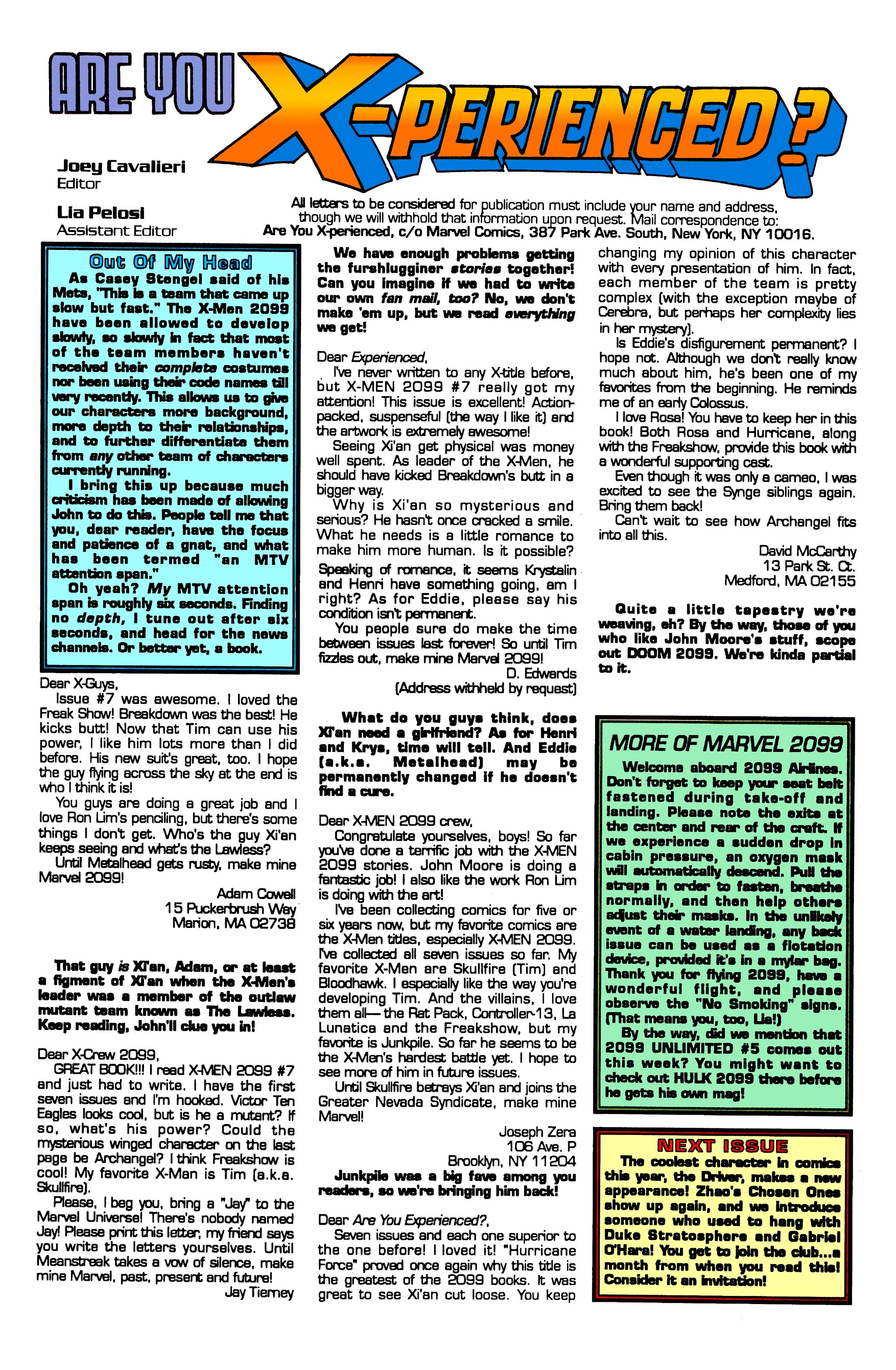 Read online X-Men 2099 comic -  Issue #10 - 24