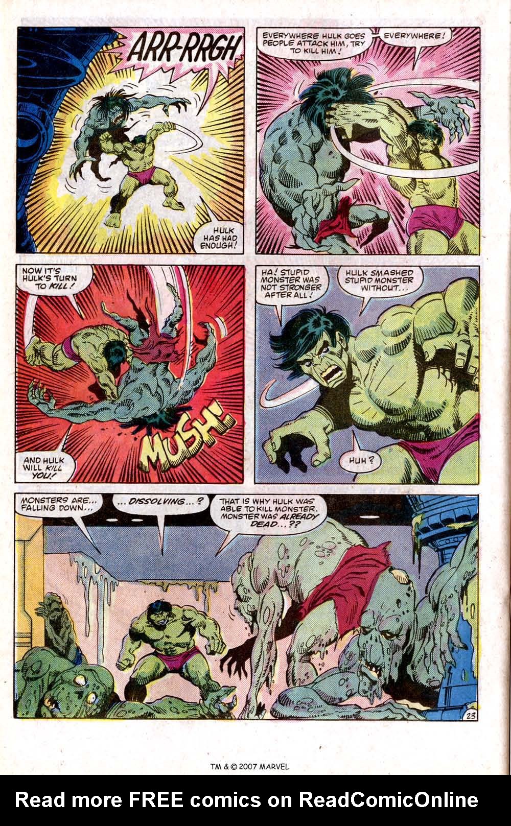 Read online The Incredible Hulk (1968) comic -  Issue # _Annual 1985 - 30