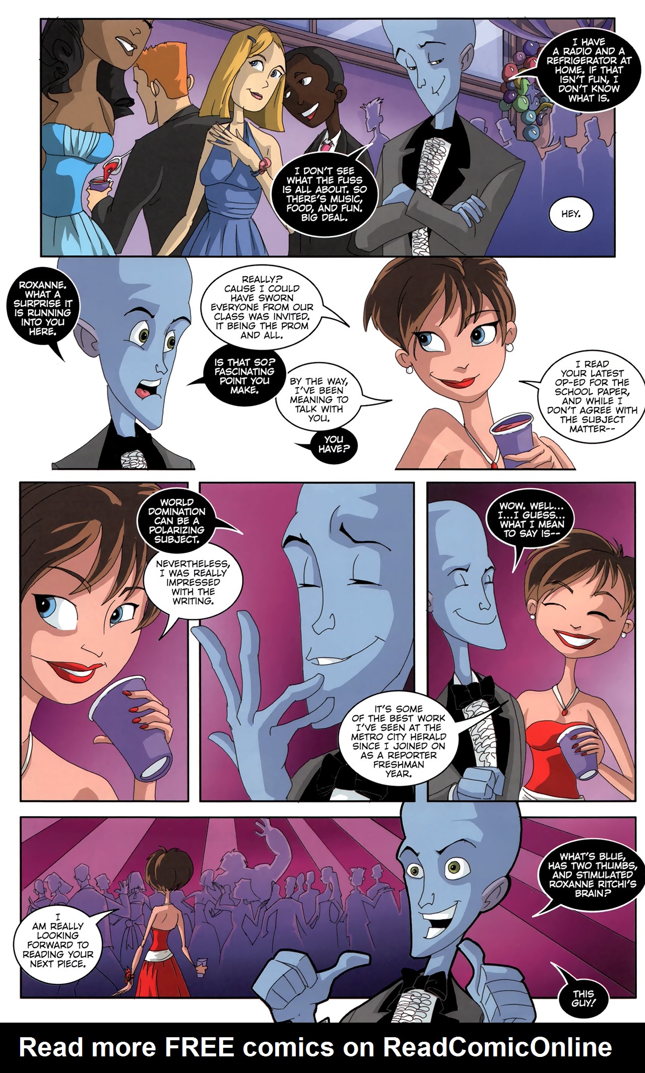 Read online Megamind: Bad. Blue. Brilliant. comic -  Issue #1 - 15