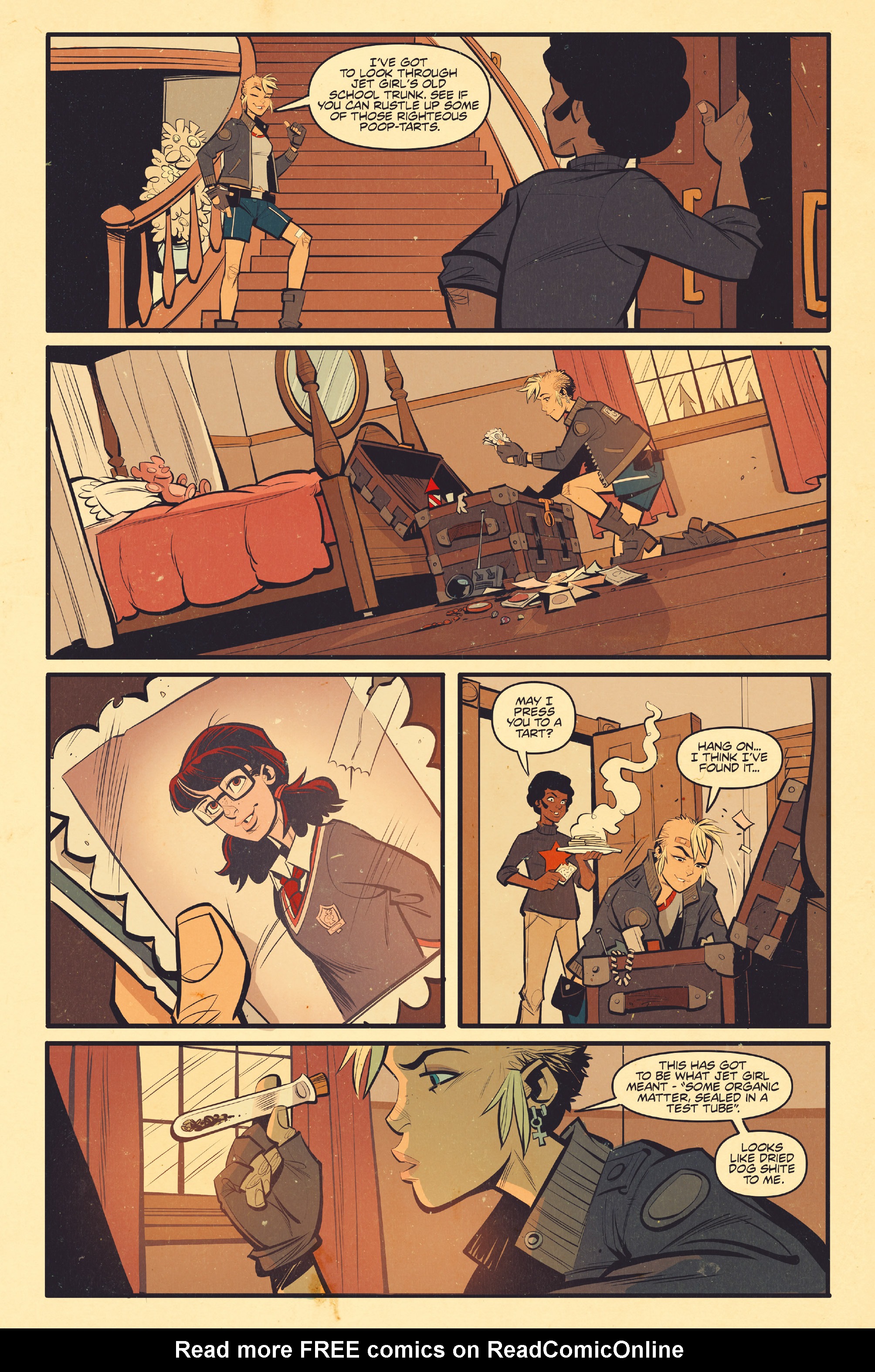 Read online Tank Girl: Gold comic -  Issue #4 - 5
