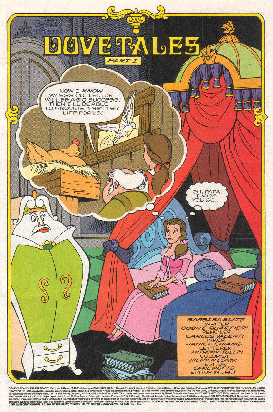 Read online Disney's Beauty and the Beast comic -  Issue #7 - 5