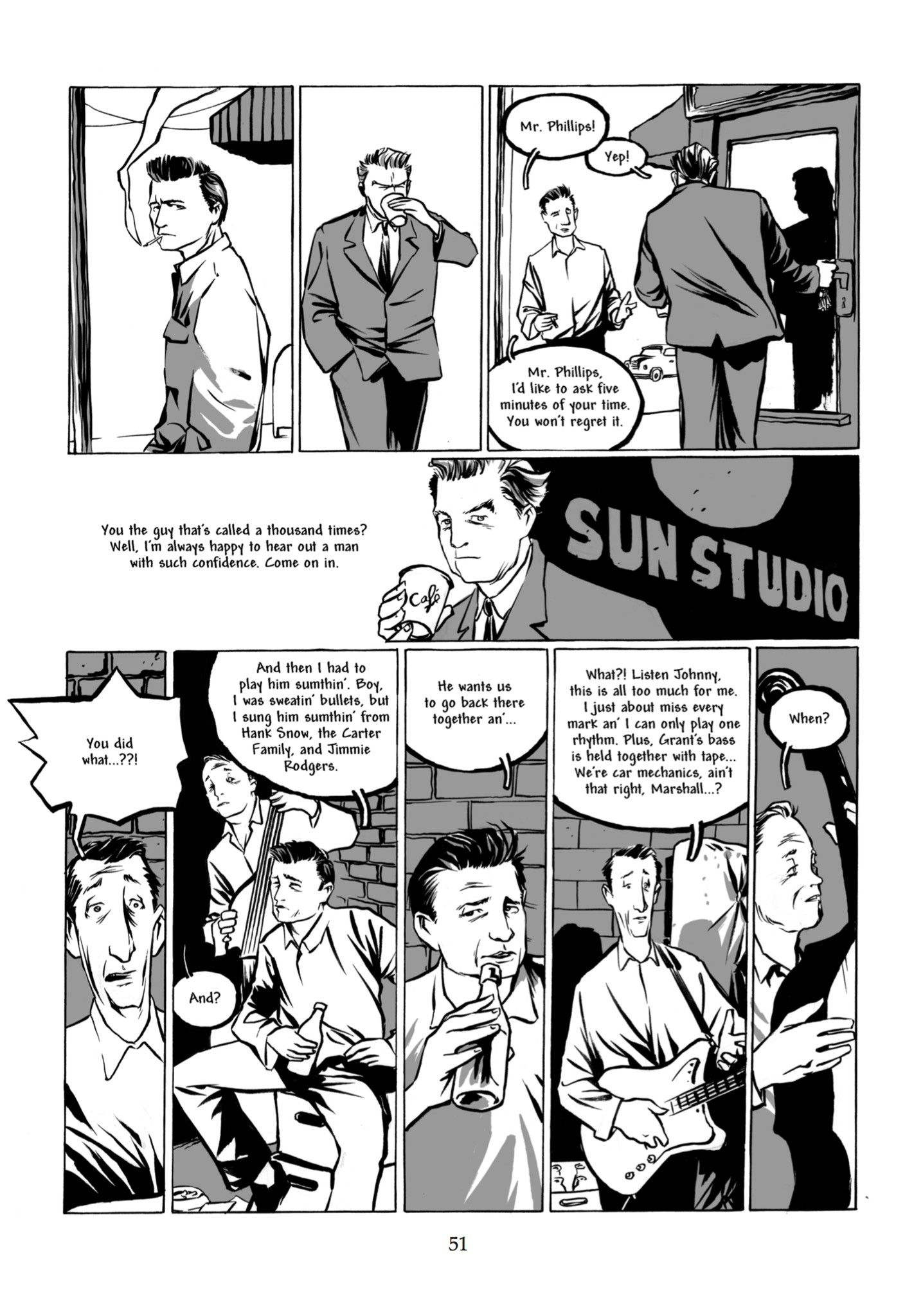 Read online Johnny Cash: I See a Darkness comic -  Issue # TPB - 48