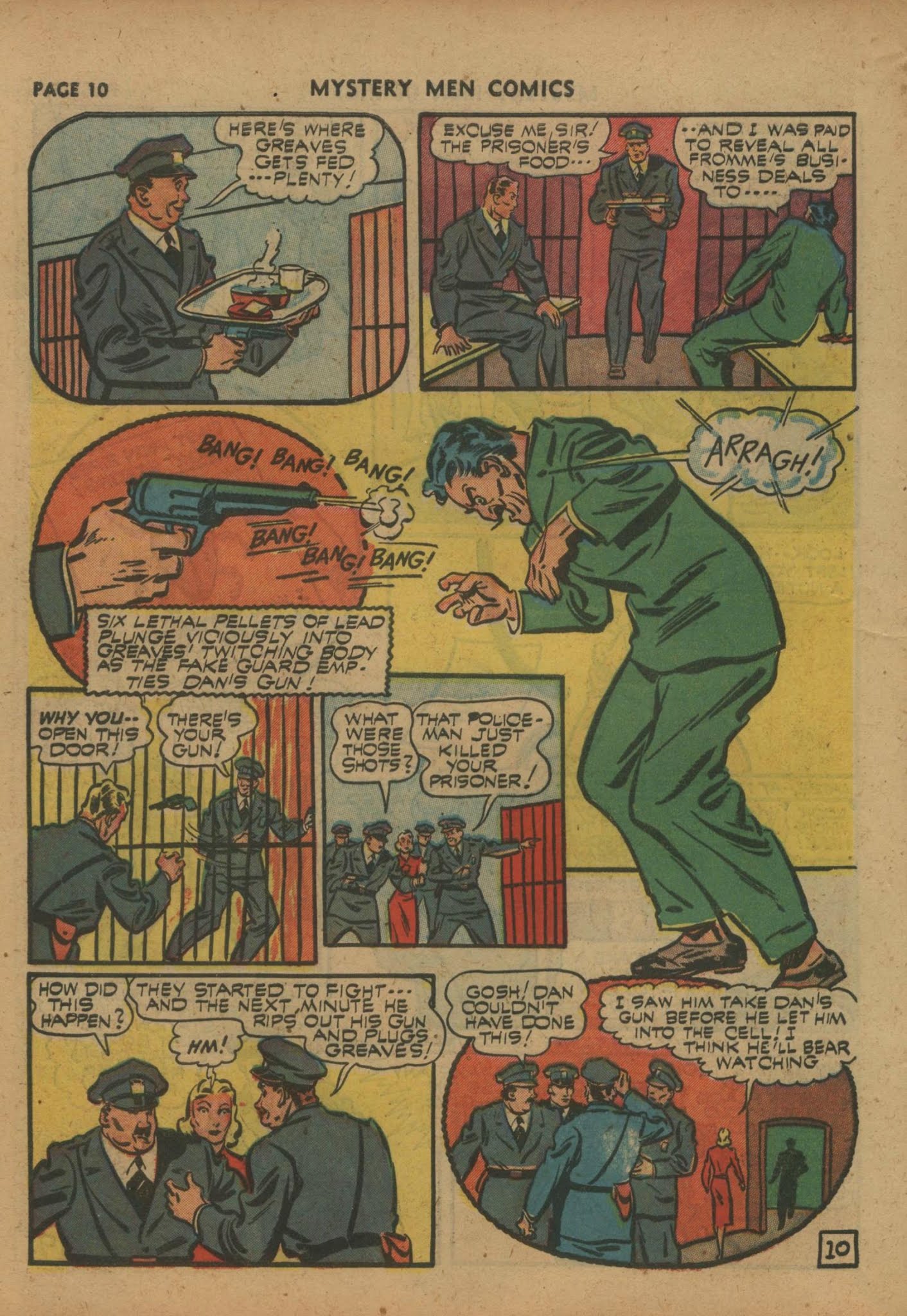 Read online Mystery Men Comics comic -  Issue #26 - 12