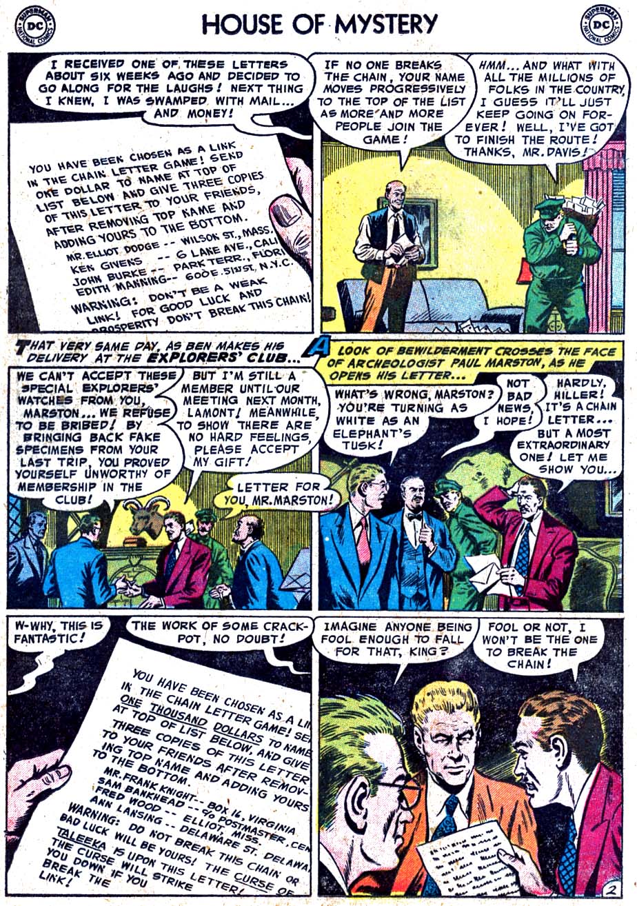 Read online House of Mystery (1951) comic -  Issue #39 - 12