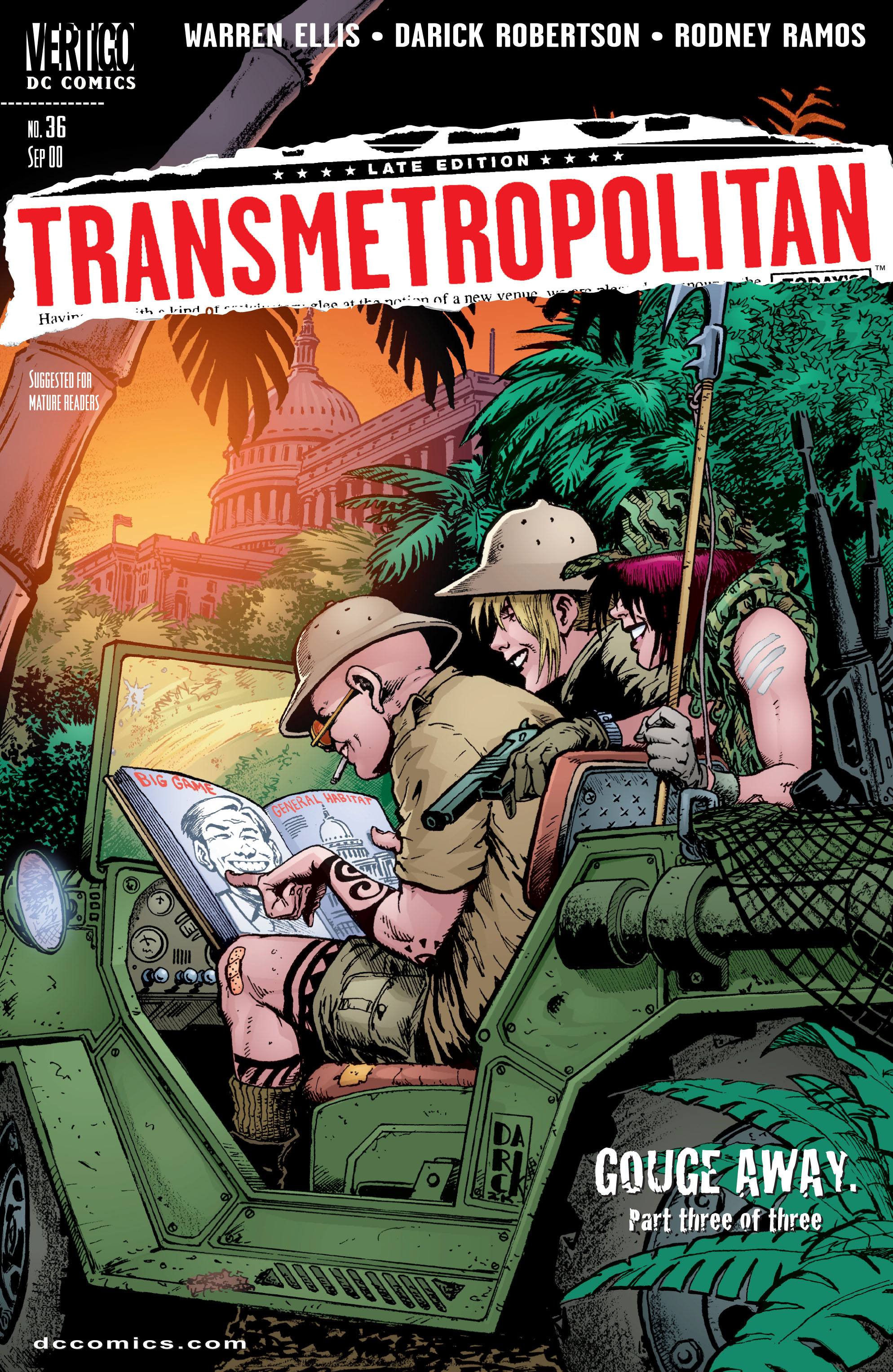 Read online Transmetropolitan comic -  Issue #36 - 1