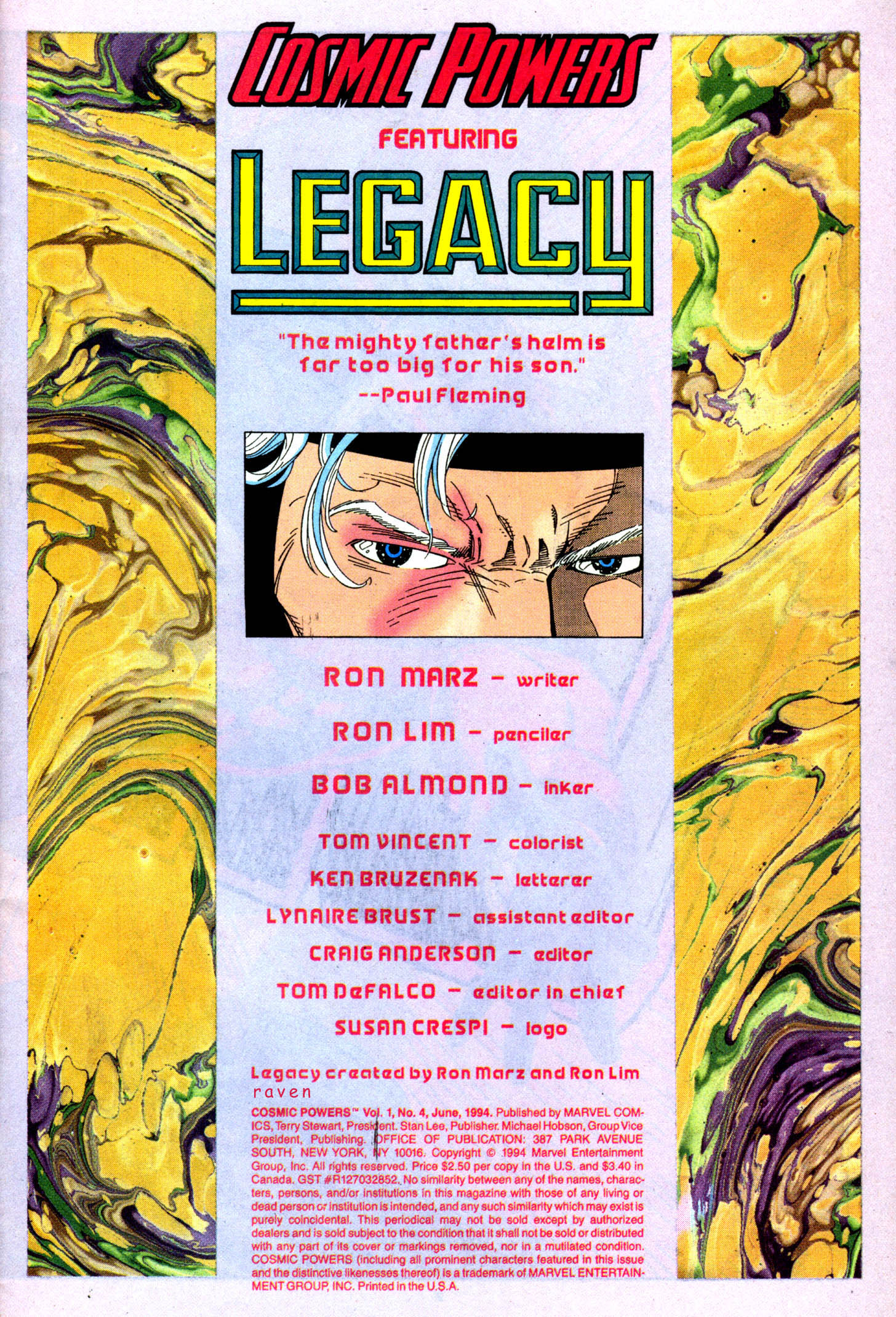 Read online Cosmic Powers comic -  Issue #4 - 2