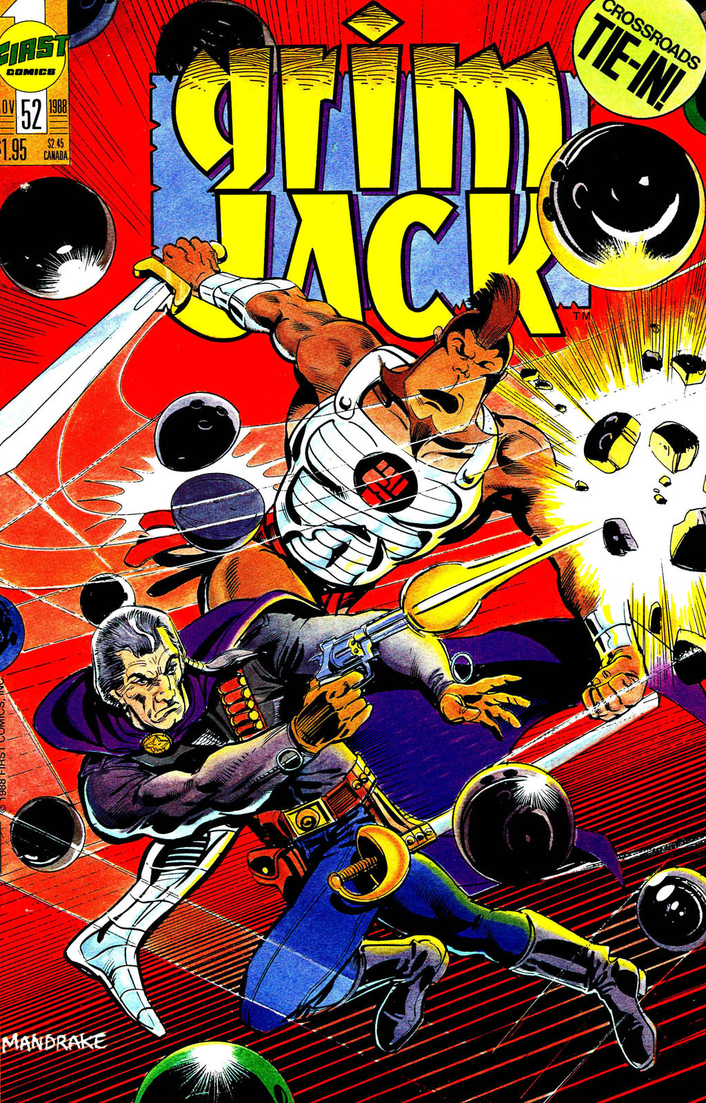 Read online Grimjack comic -  Issue #52 - 1