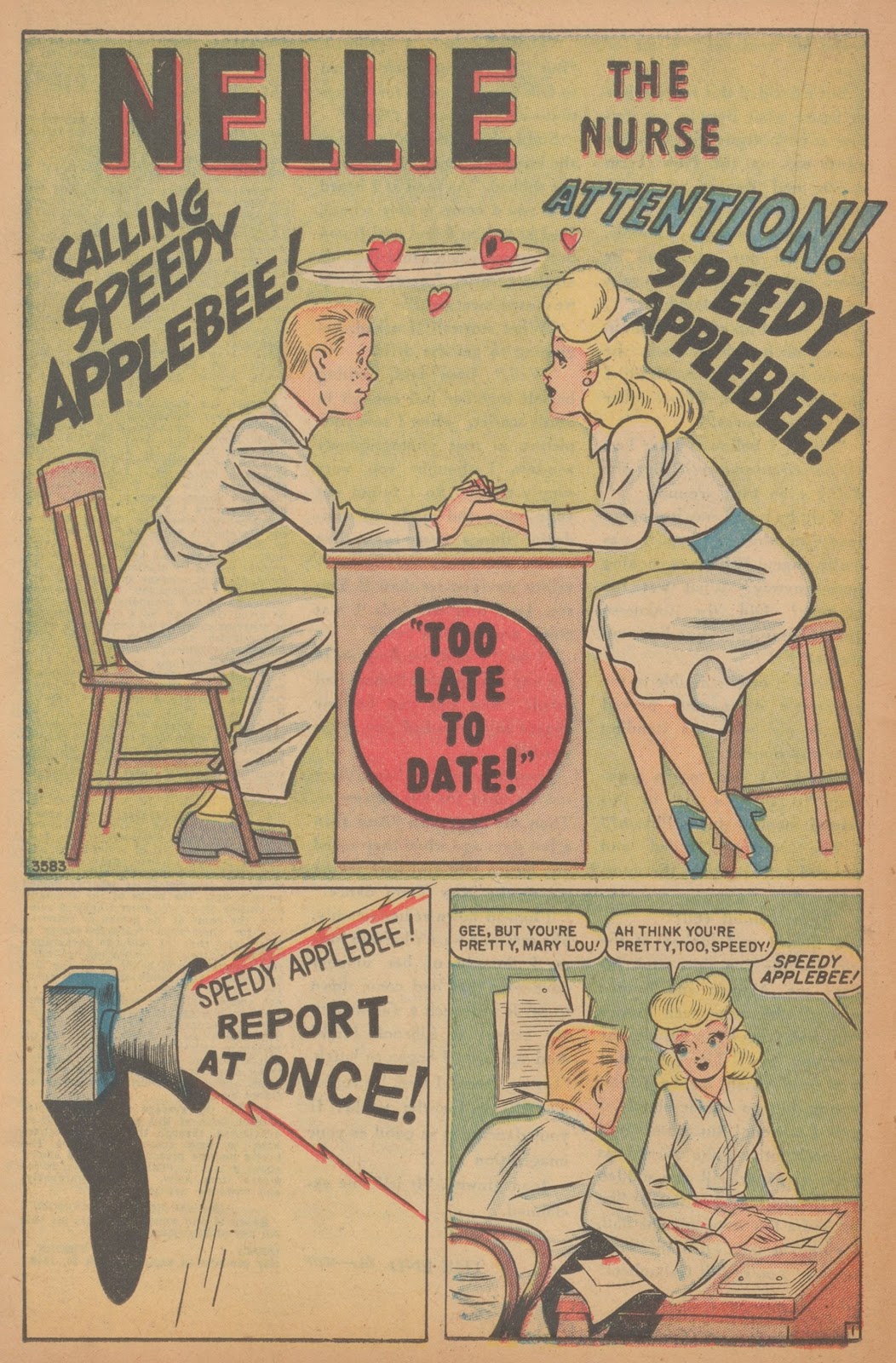 Read online Nellie The Nurse (1945) comic -  Issue #18 - 26