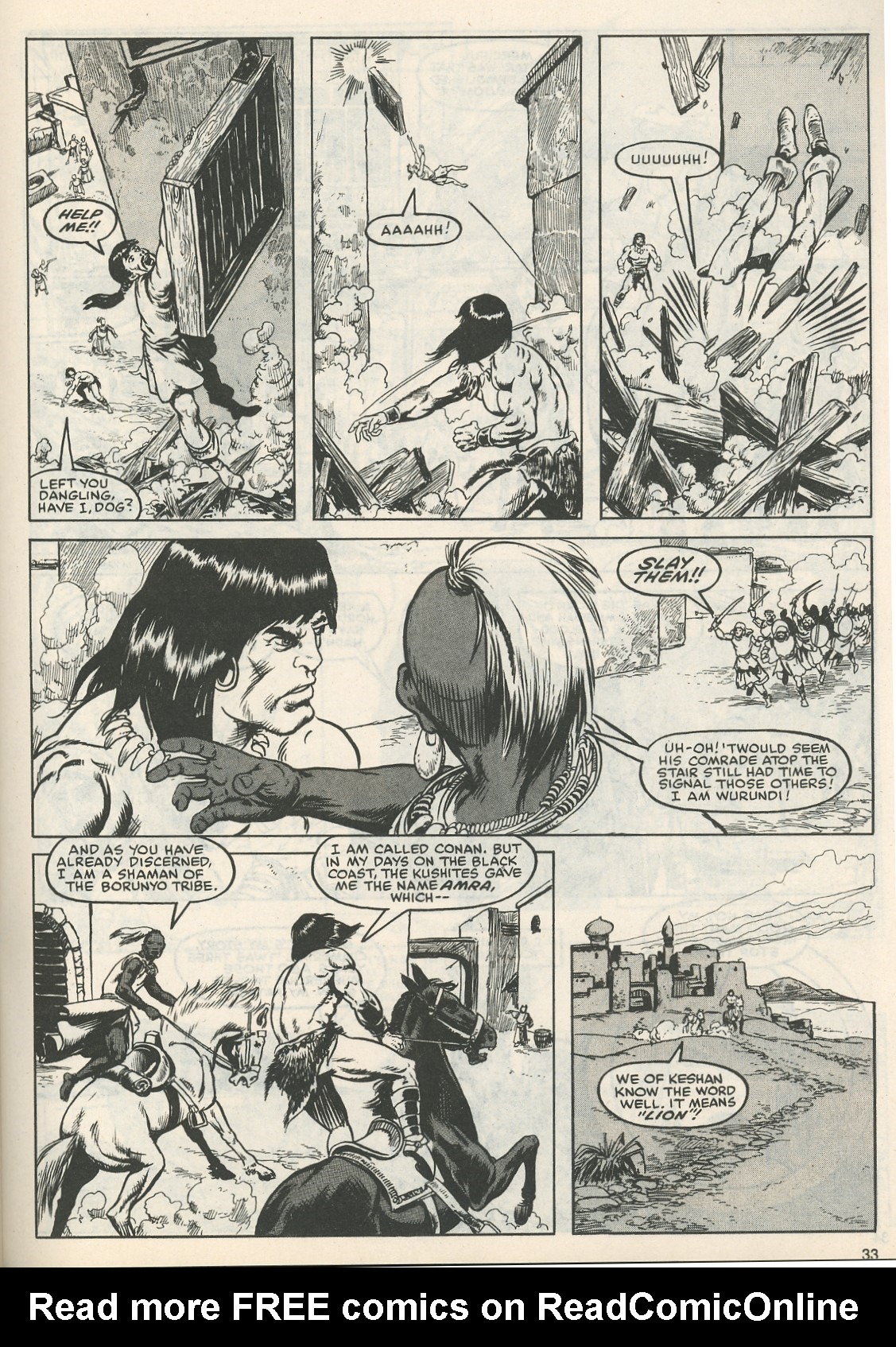 Read online The Savage Sword Of Conan comic -  Issue #111 - 34