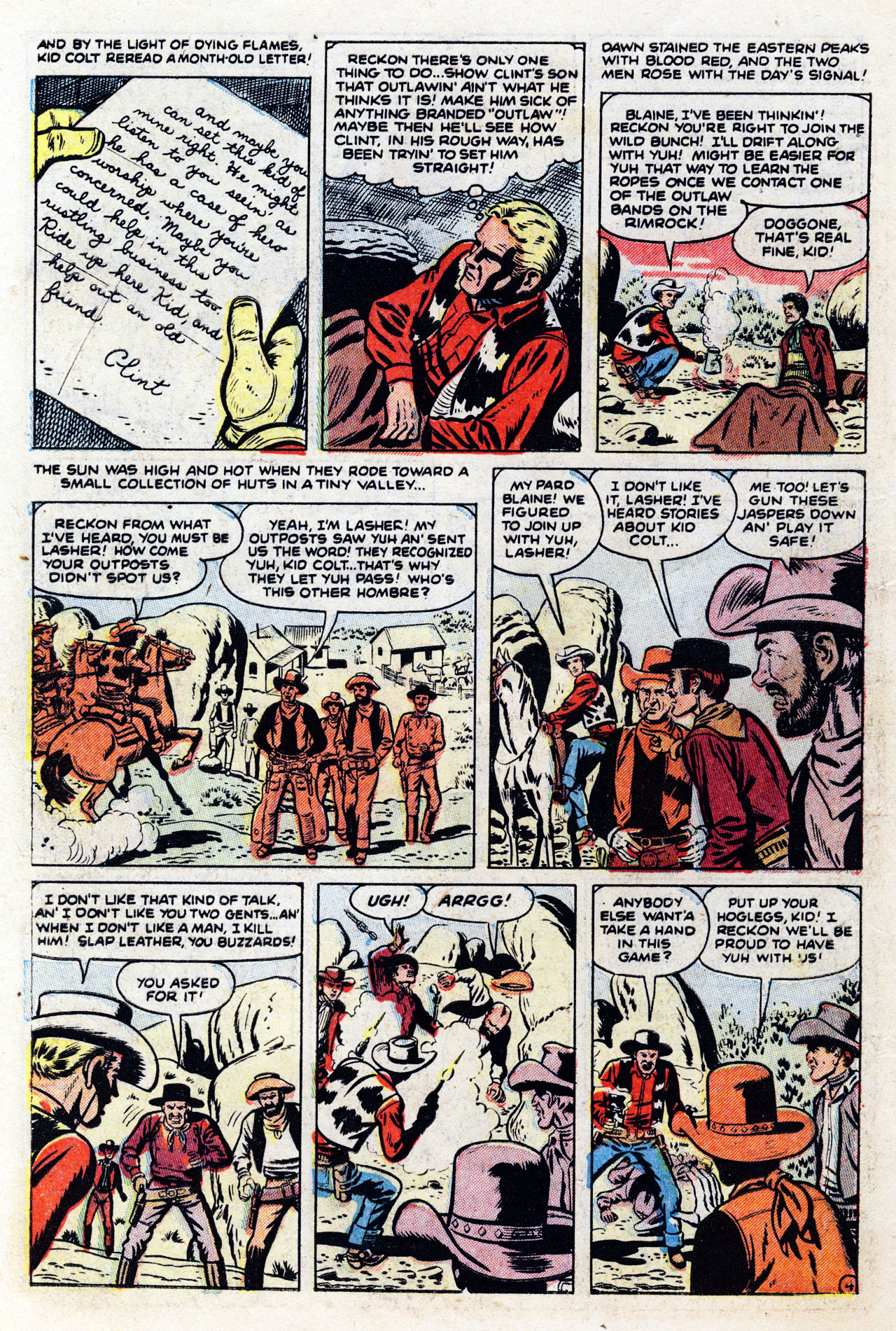 Read online Kid Colt Outlaw comic -  Issue #30 - 6