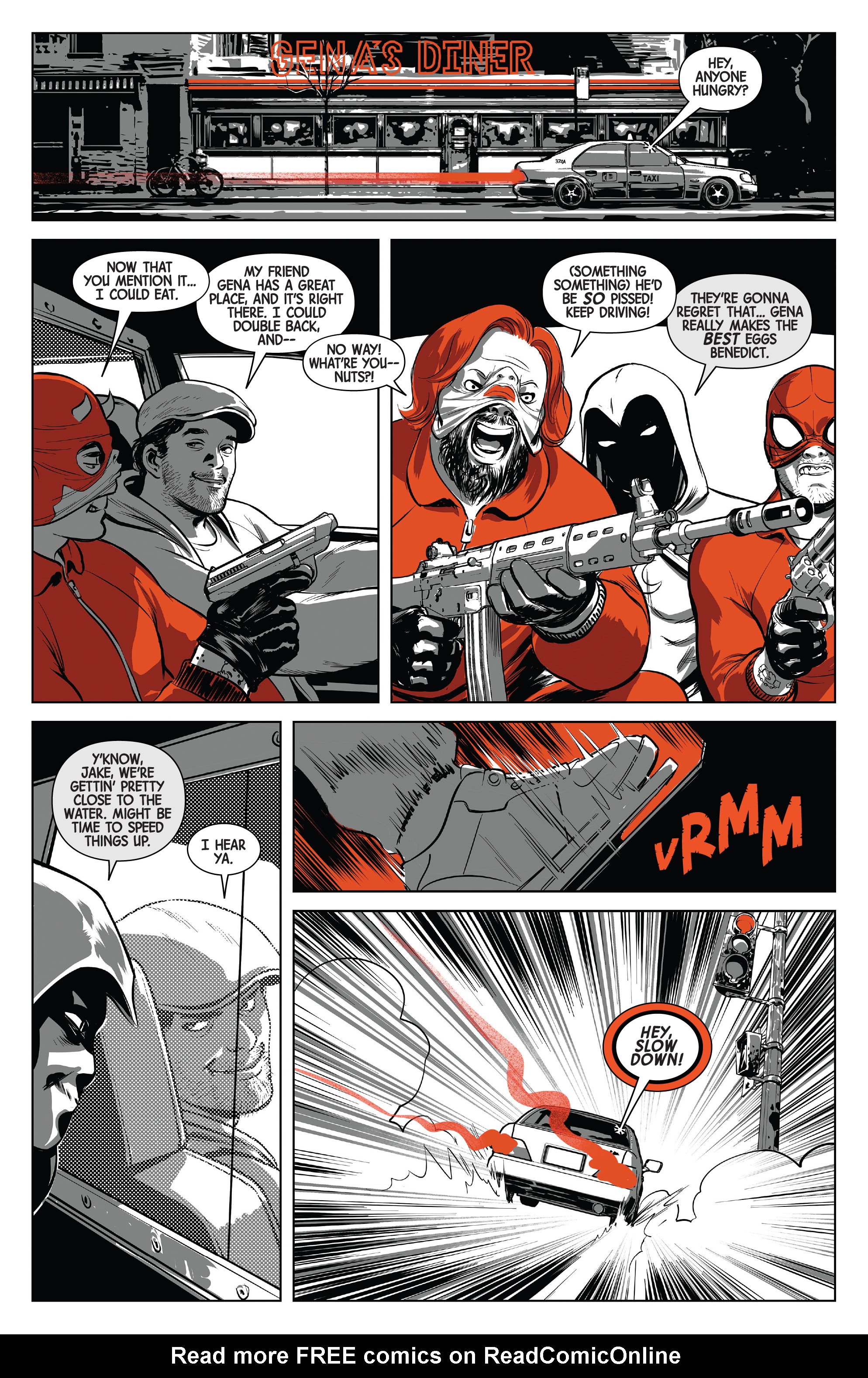 Read online Moon Knight: Black, White & Blood comic -  Issue #3 - 8