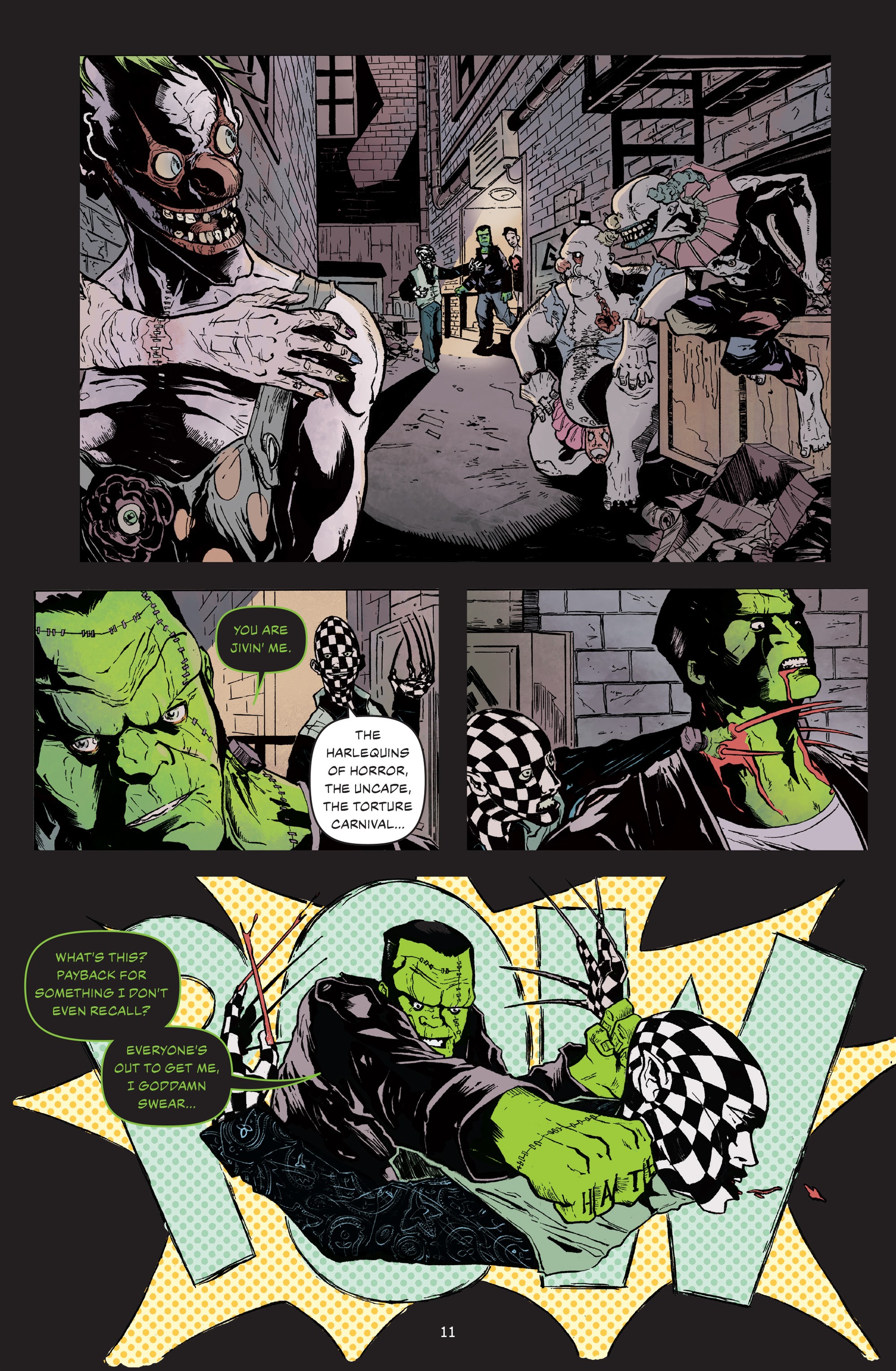 Read online Unmasked: Caddy Full of Blood comic -  Issue # Full - 13