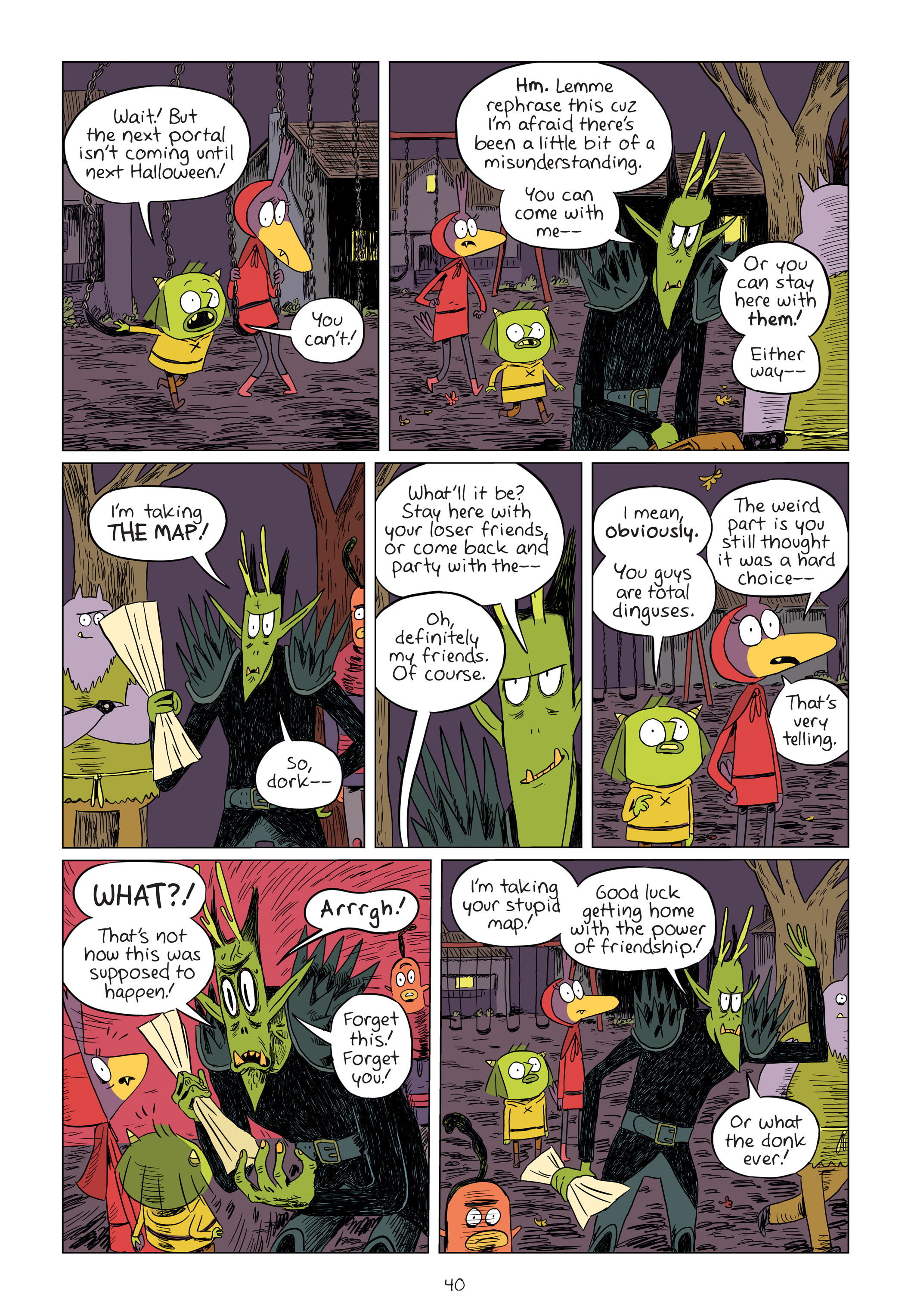 Read online Costume Quest: Invasion of the Candy Snatchers comic -  Issue # Full - 40
