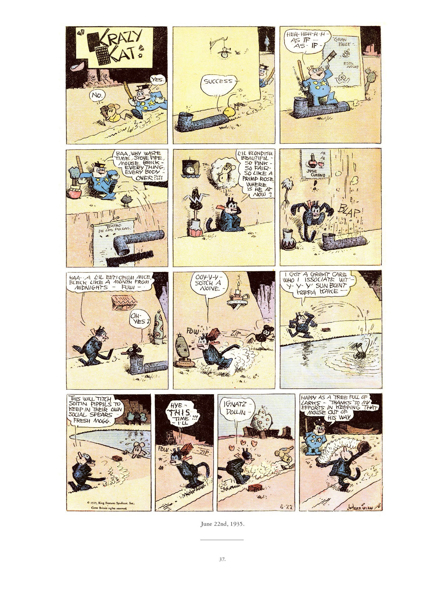 Read online Krazy & Ignatz comic -  Issue # TPB 9 - 35