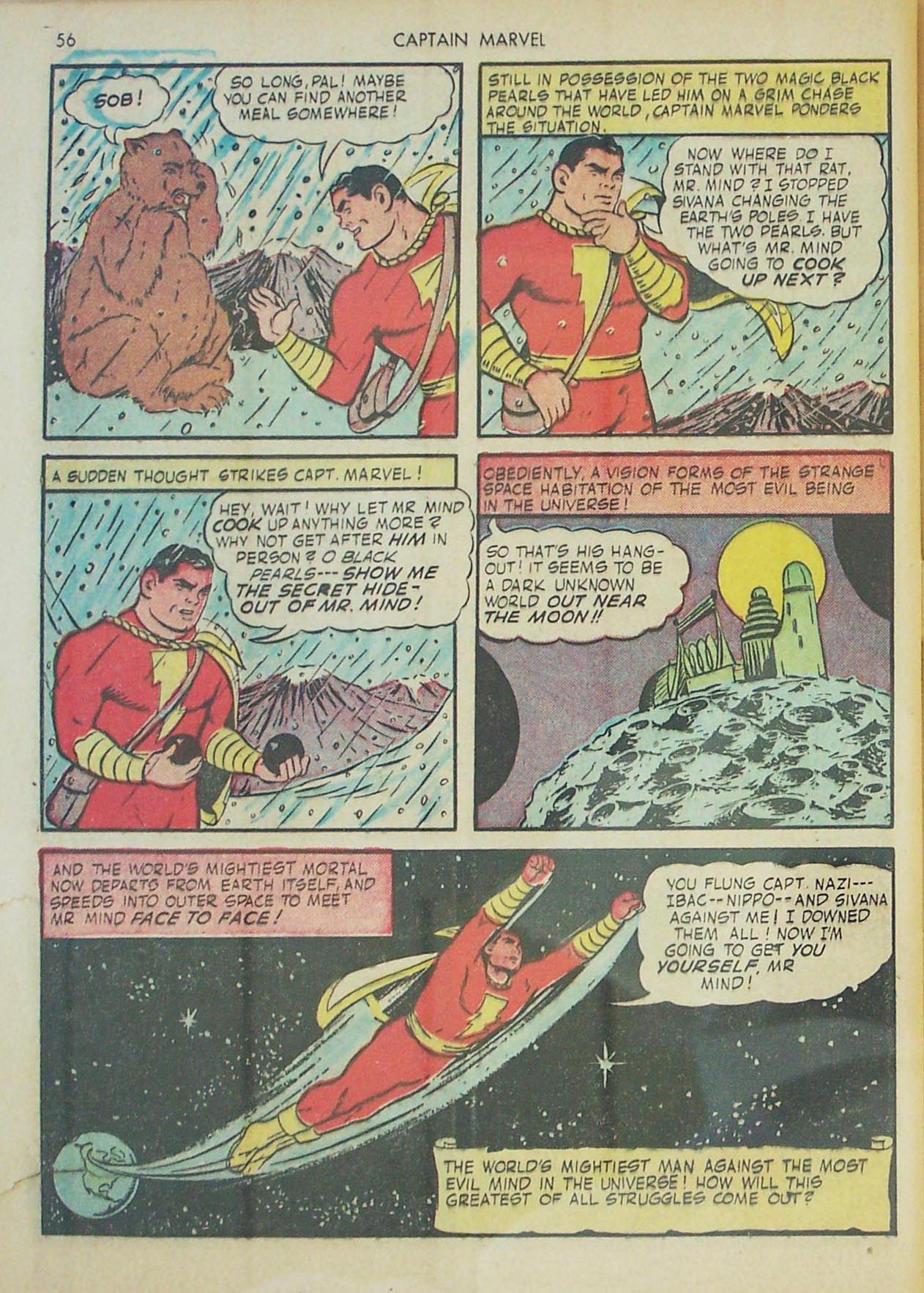 Read online Captain Marvel Adventures comic -  Issue #26 - 57