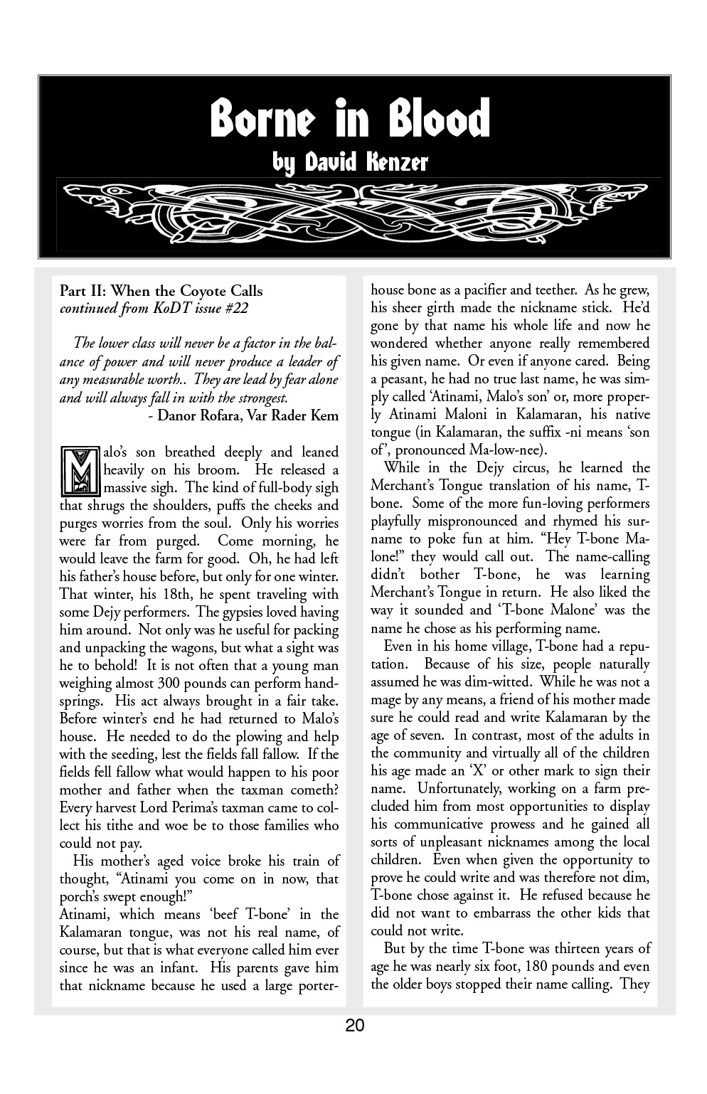 Read online Knights of the Dinner Table comic -  Issue #27 - 22