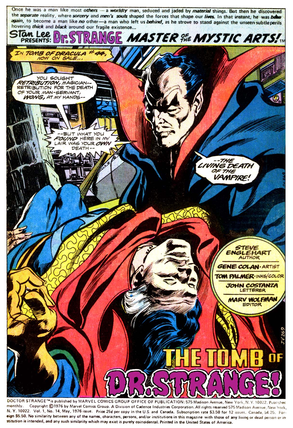 Read online Doctor Strange (1974) comic -  Issue #14 - 2