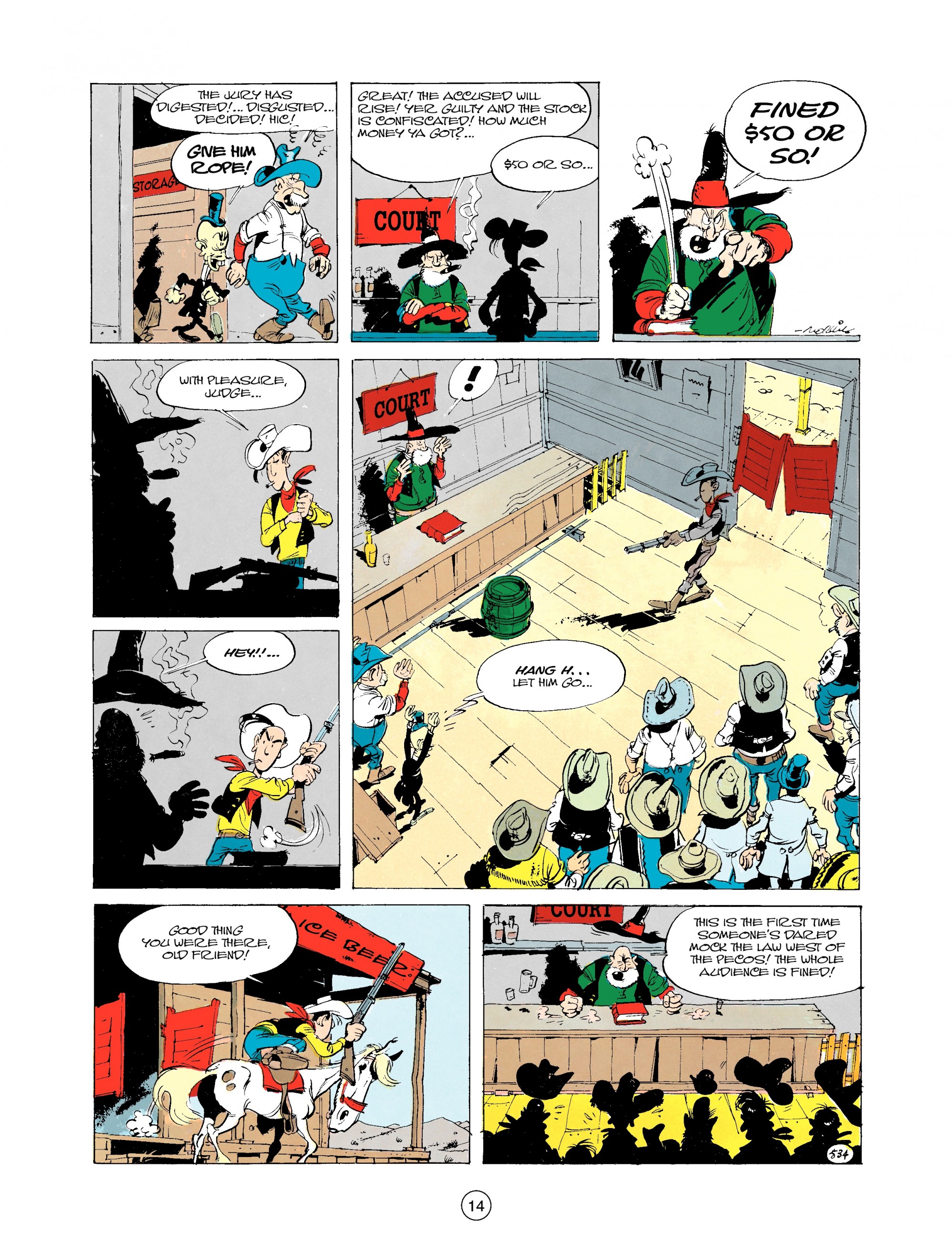 Read online A Lucky Luke Adventure comic -  Issue #24 - 14