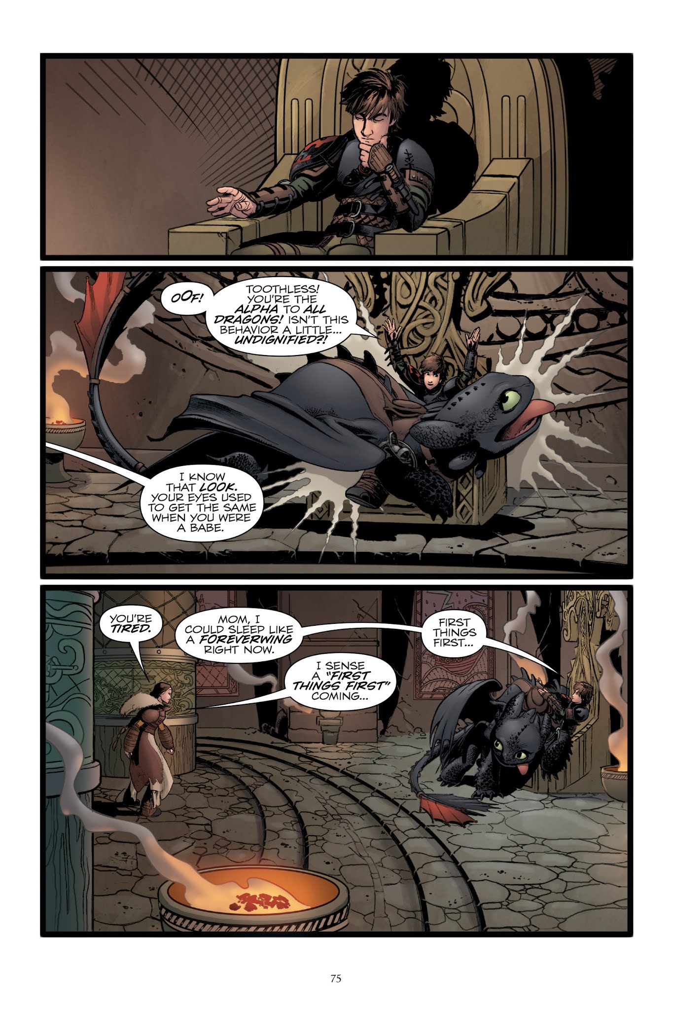Read online How To Train Your Dragon: The Serpent's Heir comic -  Issue # TPB - 75