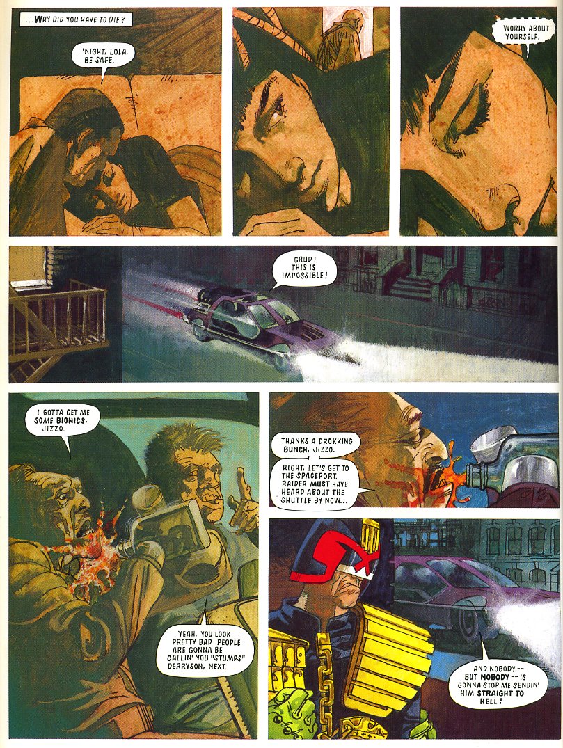 Read online Judge Dredd [Collections - Hamlyn | Mandarin] comic -  Issue # TPB Tales of the Damned - 54