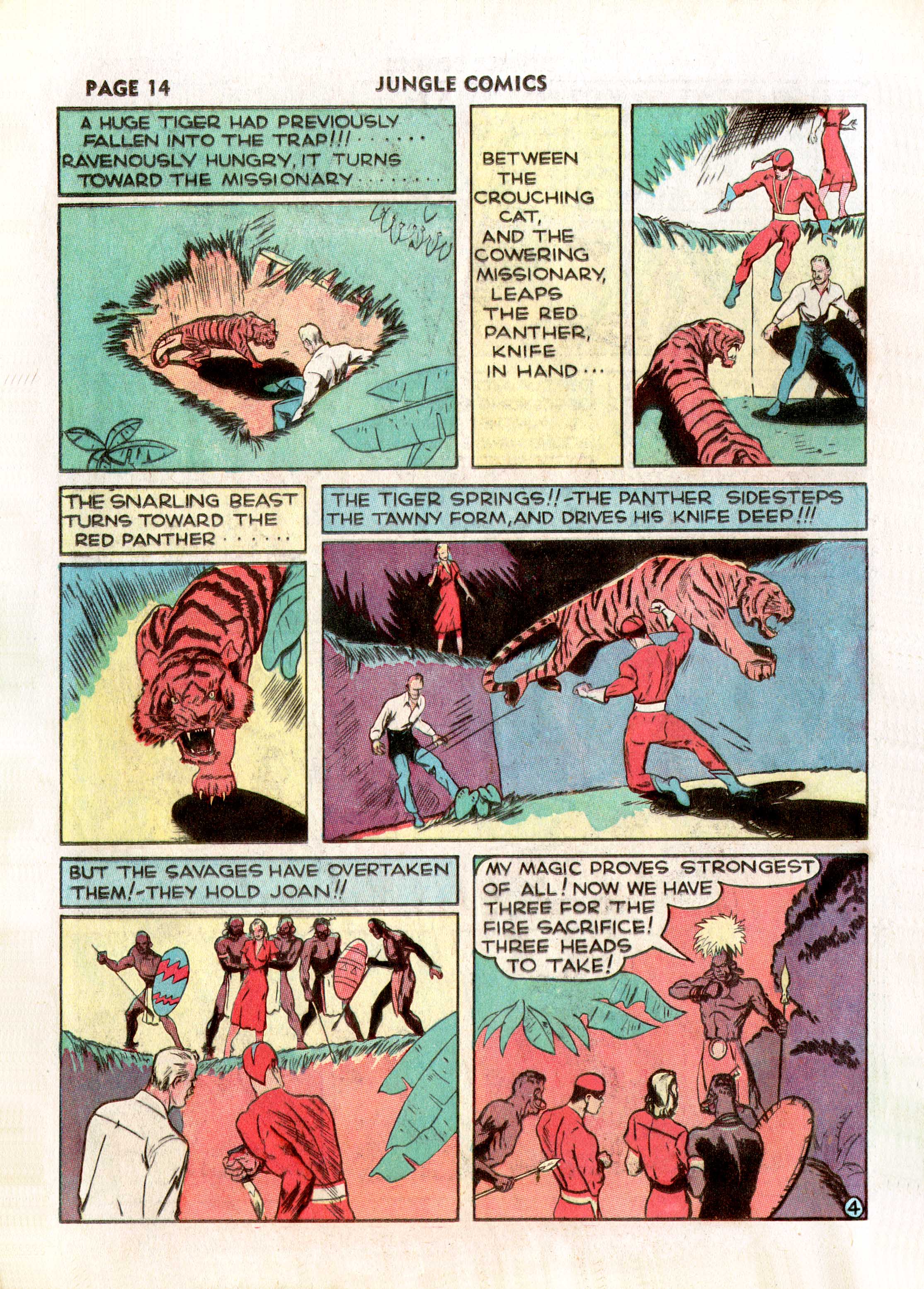 Read online Jungle Comics comic -  Issue #2 - 16
