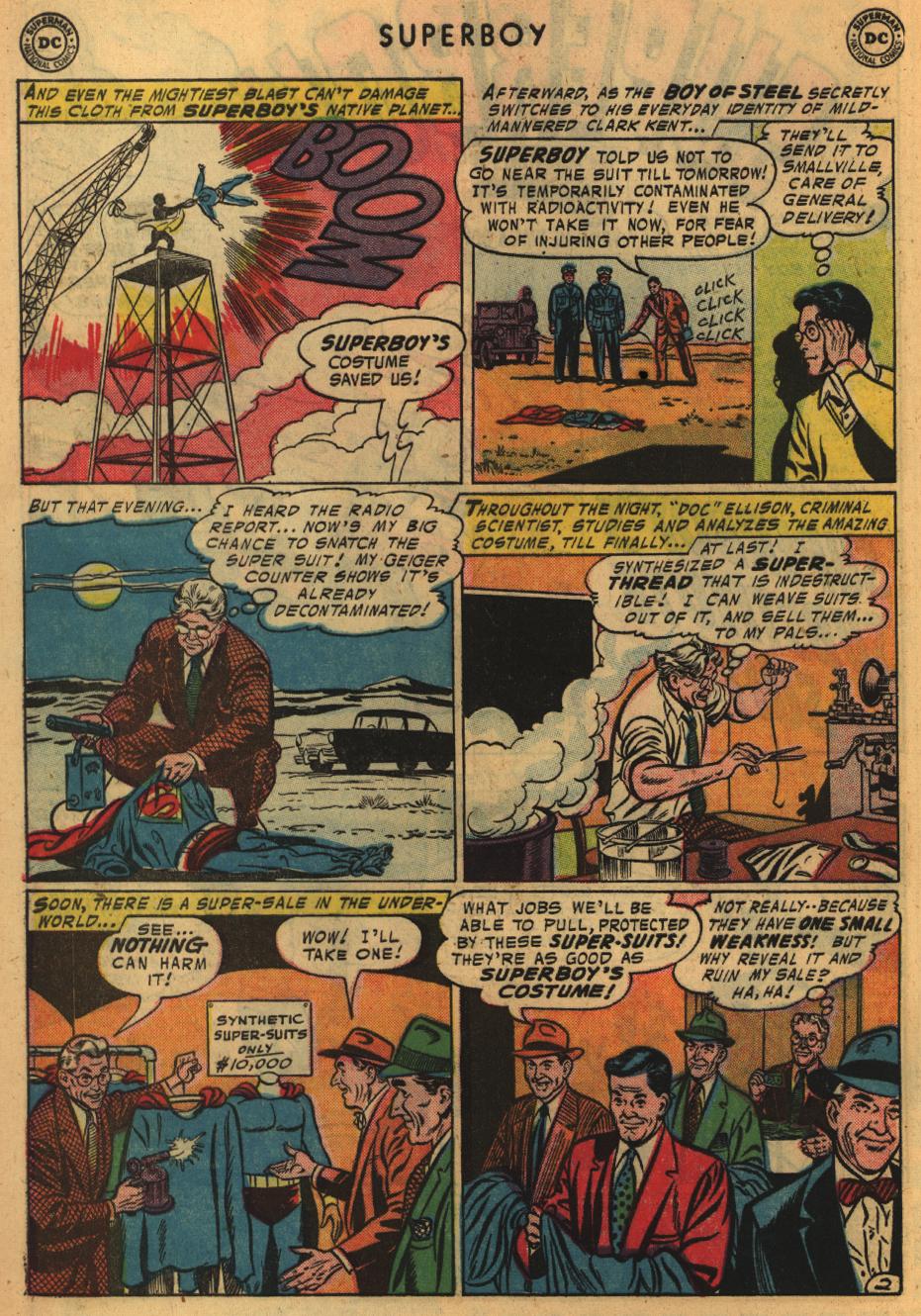 Superboy (1949) 54 Page 2