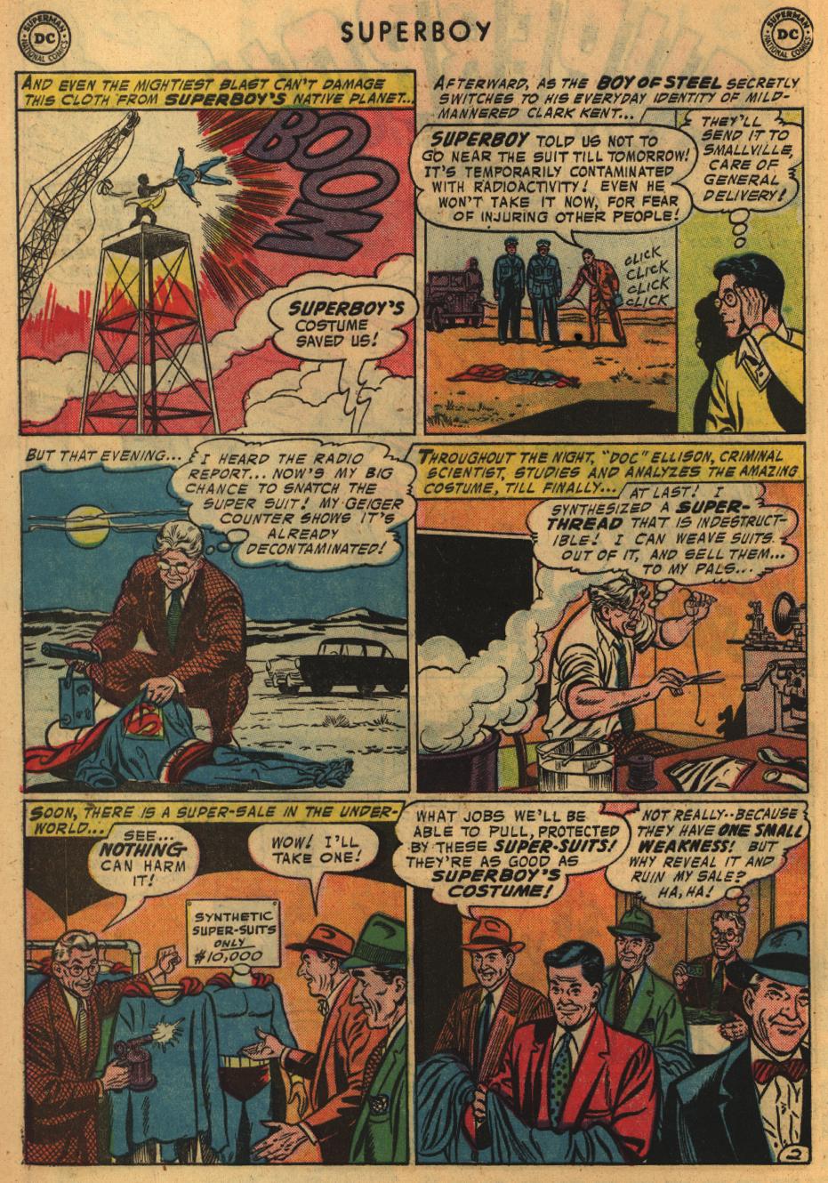 Read online Superboy (1949) comic -  Issue #54 - 3