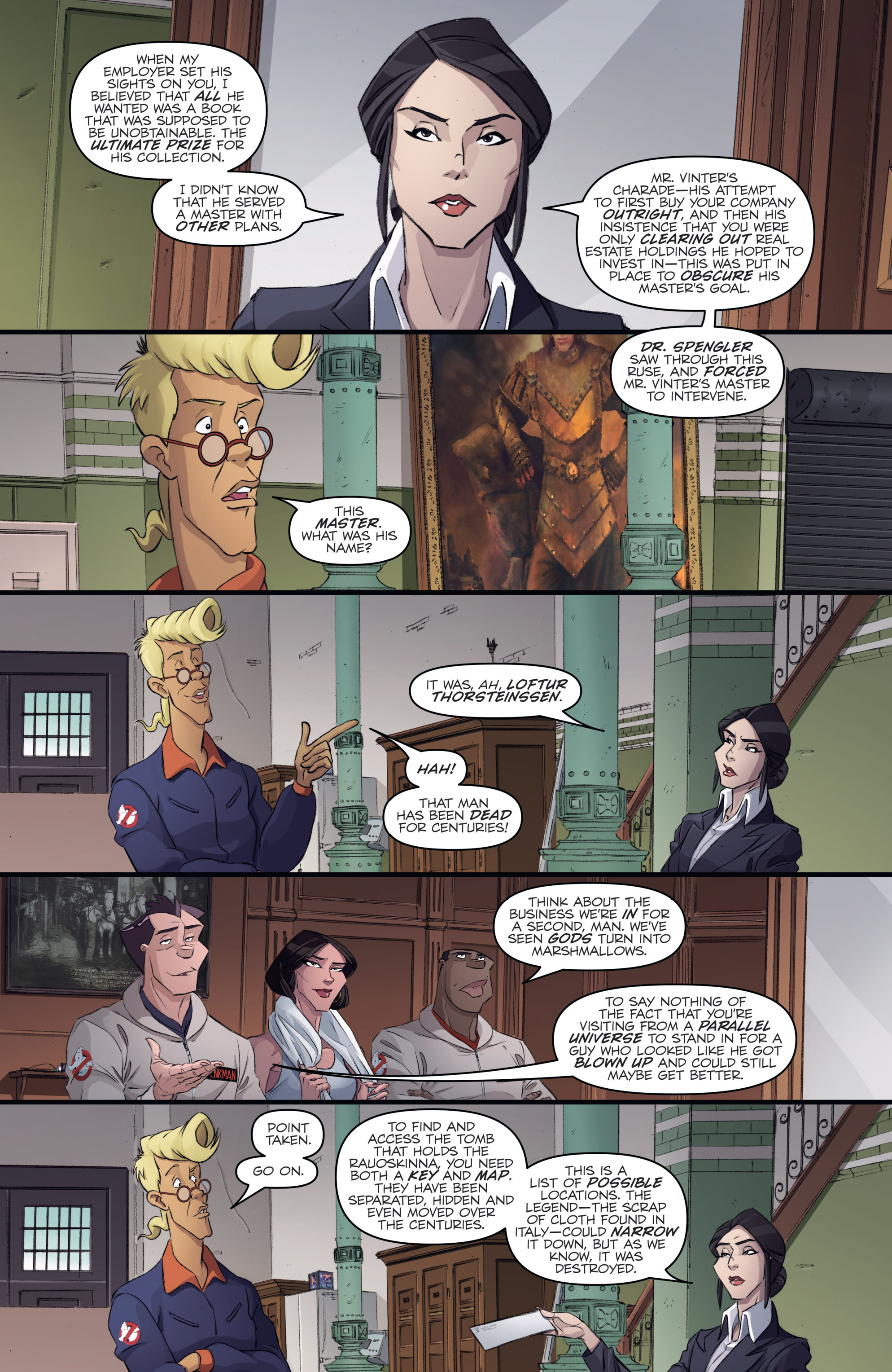 Read online Ghostbusters: International comic -  Issue #8 - 22
