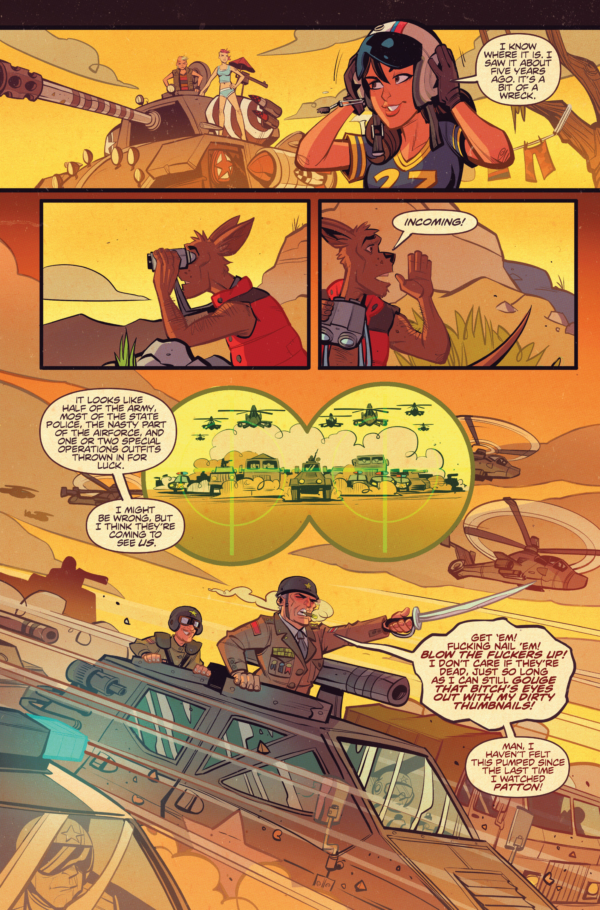 Read online Tank Girl: Two Girls, One Tank comic -  Issue #3 - 19