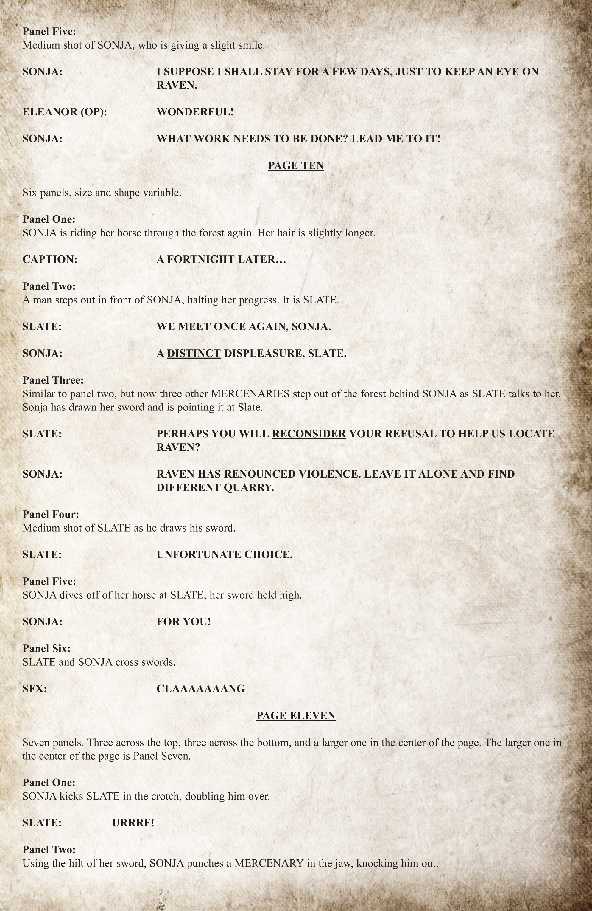 Read online Red Sonja: Sanctuary comic -  Issue # Full - 33
