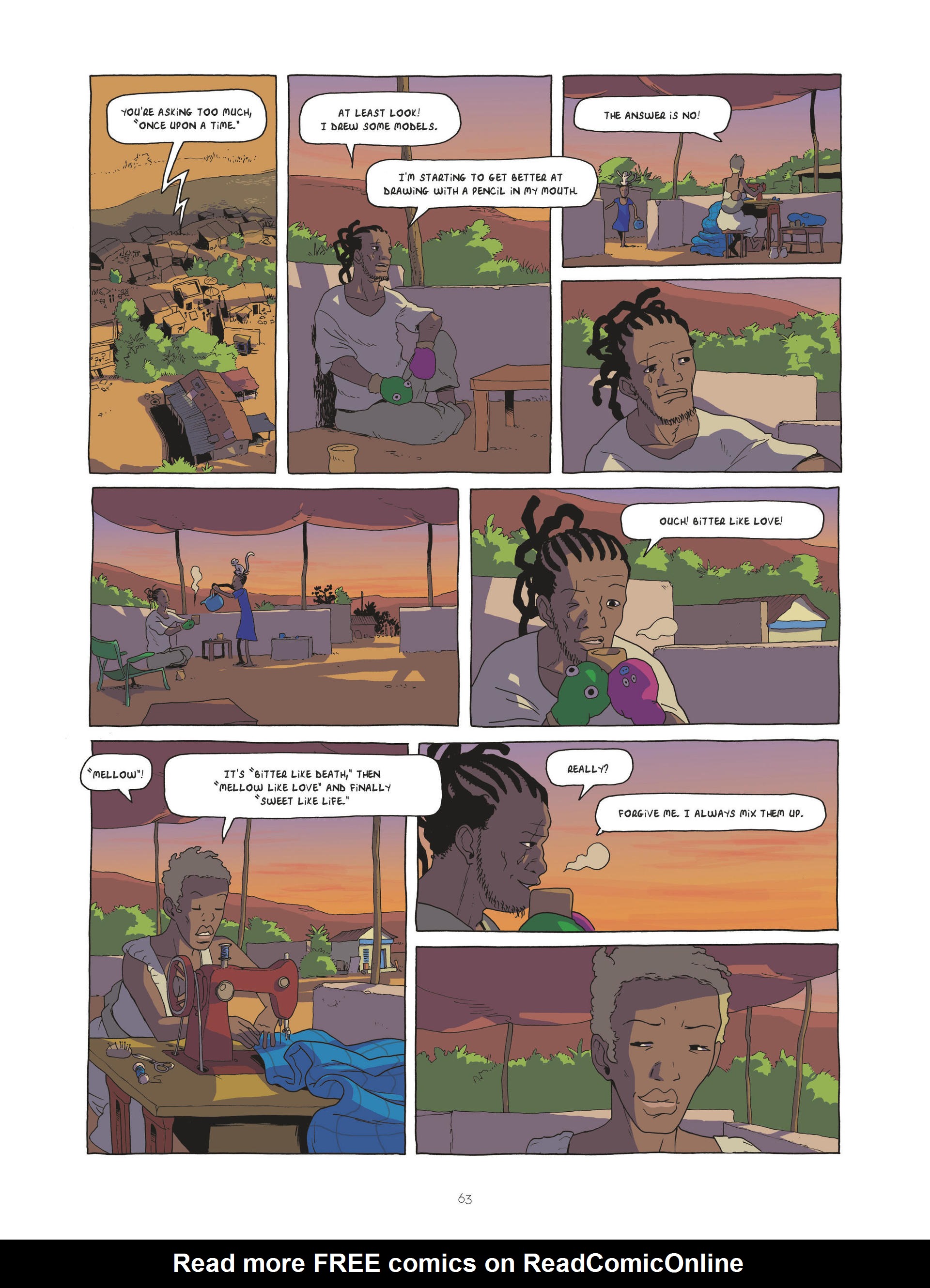 Read online Zidrou-Beuchot's African Trilogy comic -  Issue # TPB 1 - 63