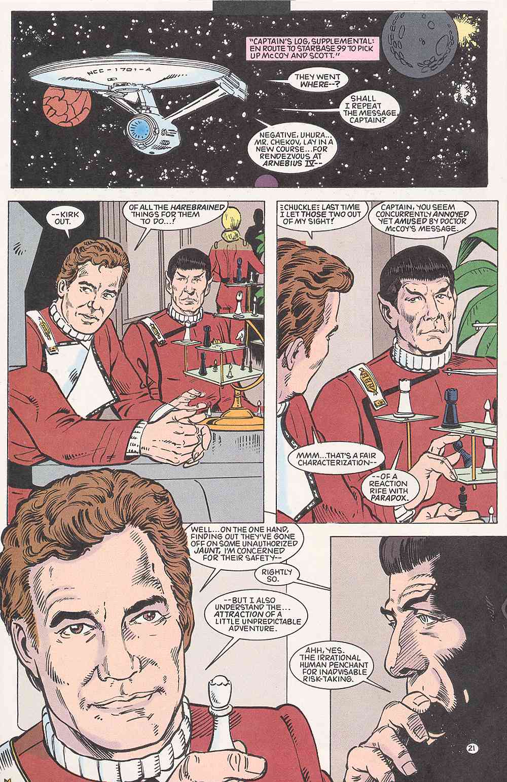 Read online Star Trek (1989) comic -  Issue #42 - 21