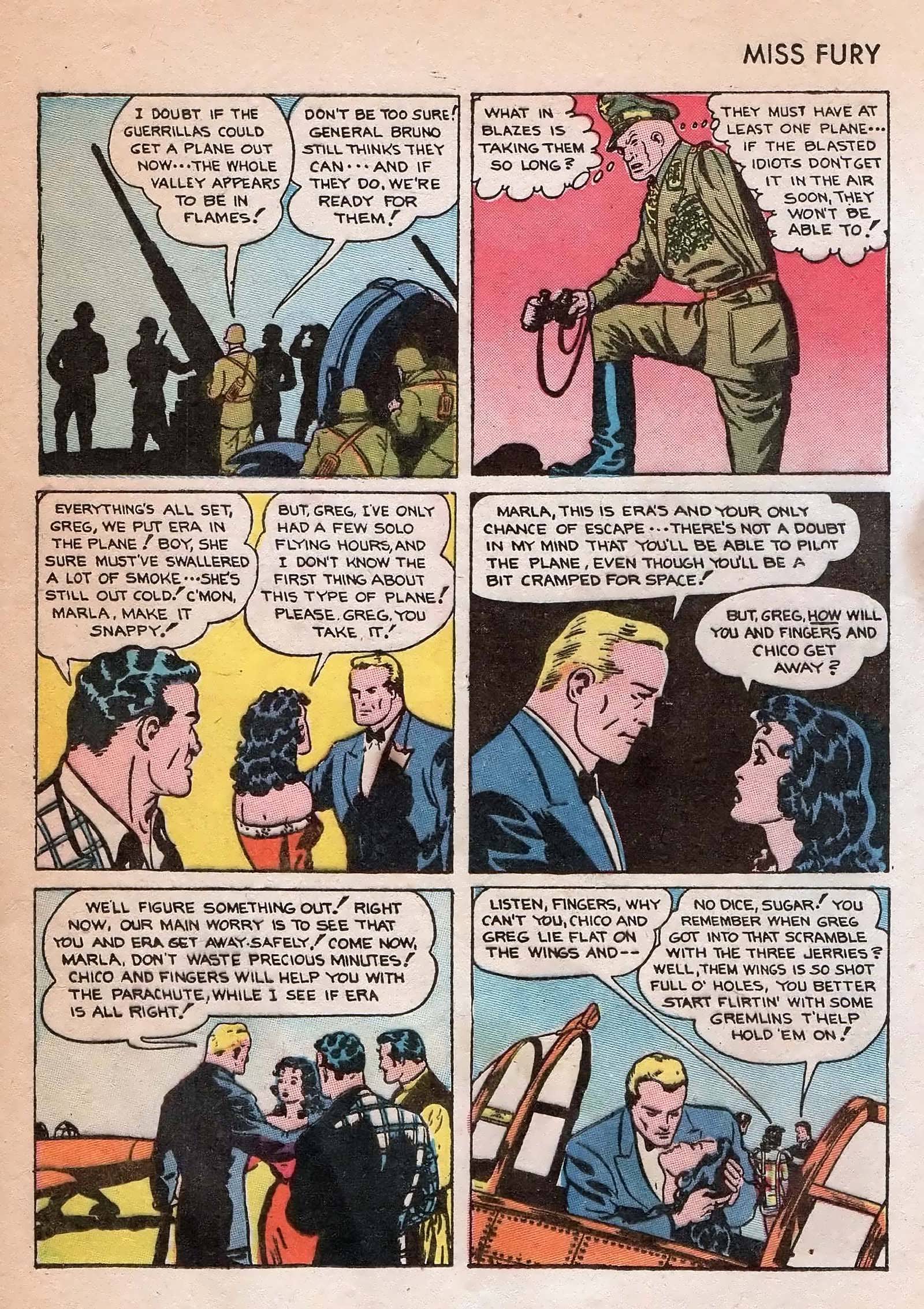 Read online Miss Fury Comics comic -  Issue #4 - 20