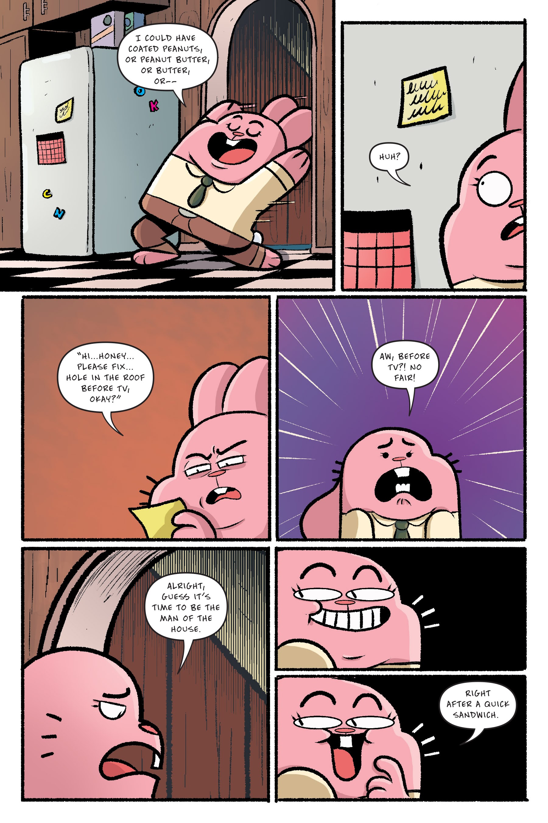 Read online The Amazing World of Gumball: The Storm comic -  Issue # TPB - 91