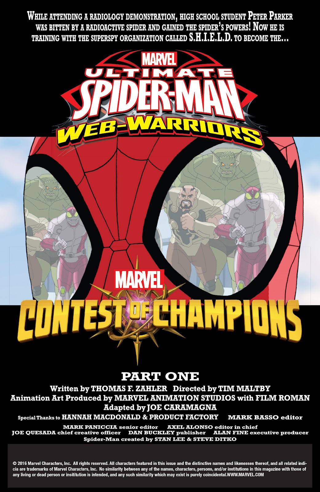 Marvel Universe Ultimate Spider-Man: Contest of Champions issue 1 - Page 2