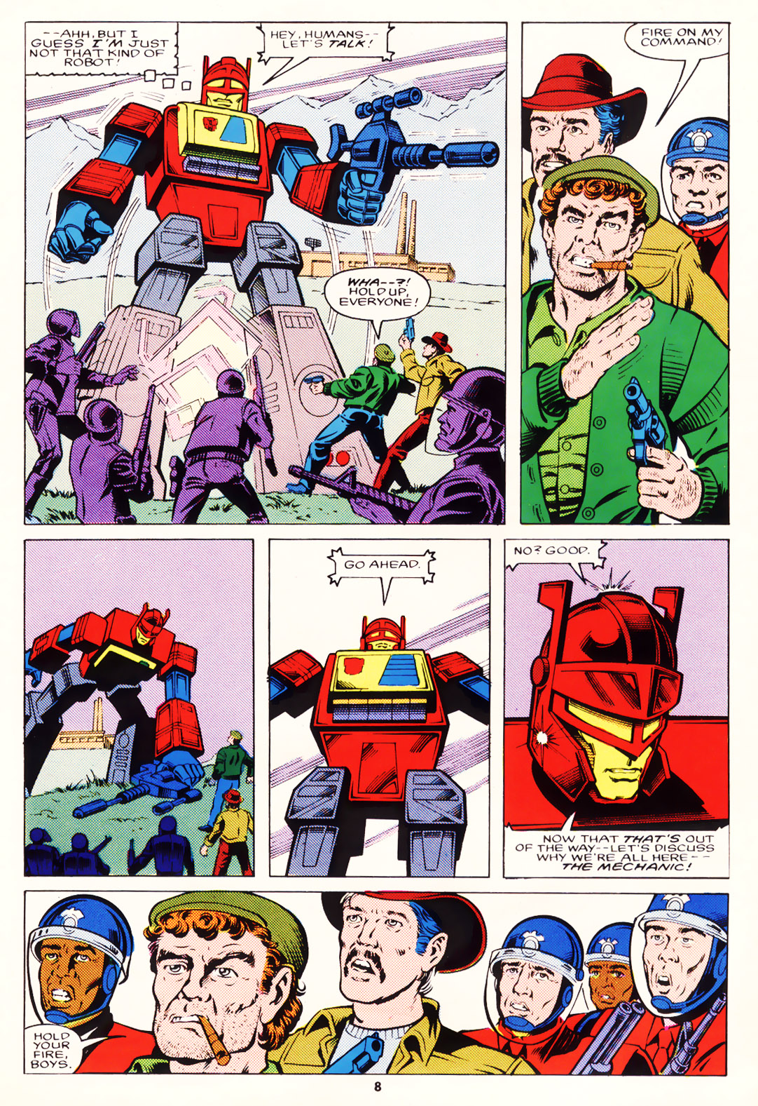 Read online The Transformers (UK) comic -  Issue #122 - 8