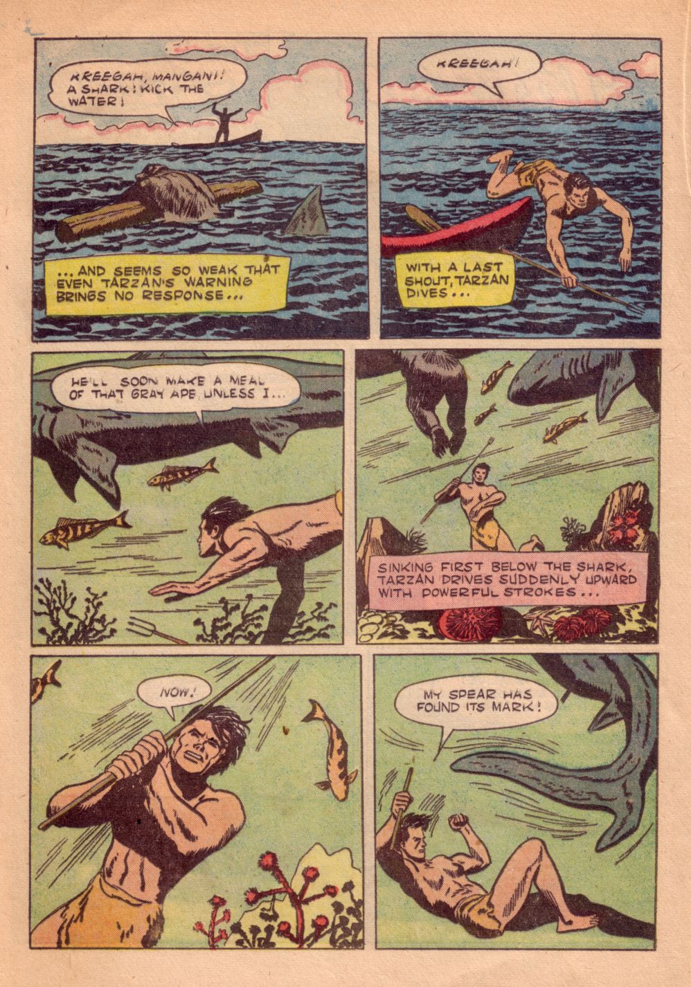 Read online Tarzan (1948) comic -  Issue #55 - 28