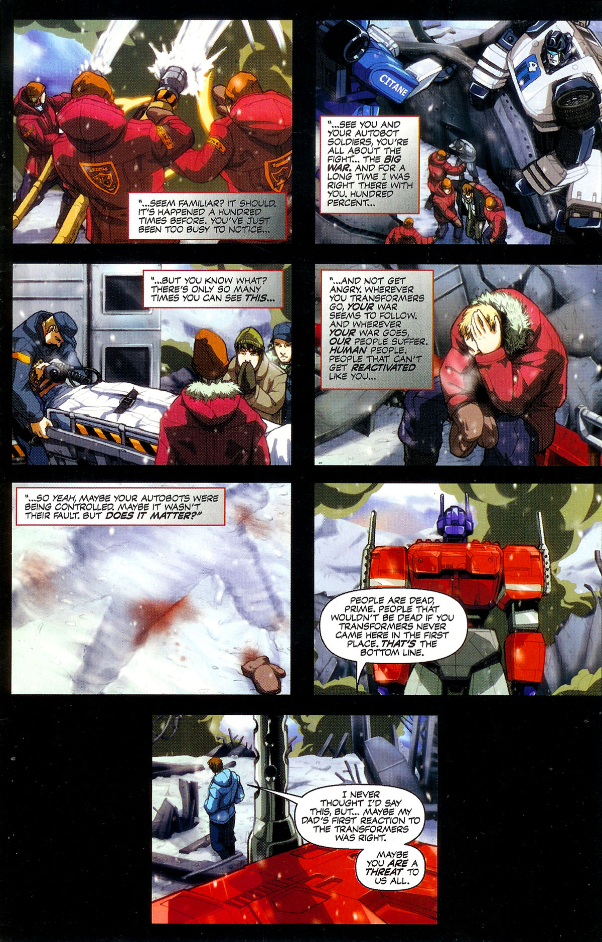 Read online Transformers: Generation 1 (2002) comic -  Issue #3 - 6