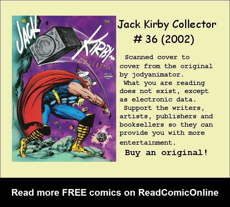 Read online The Jack Kirby Collector comic -  Issue #36 - 85