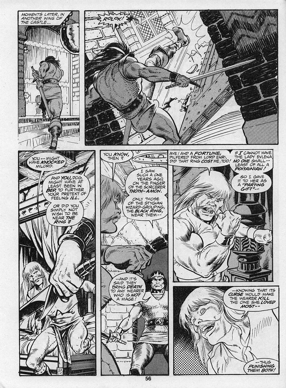 The Savage Sword Of Conan issue 205 - Page 58